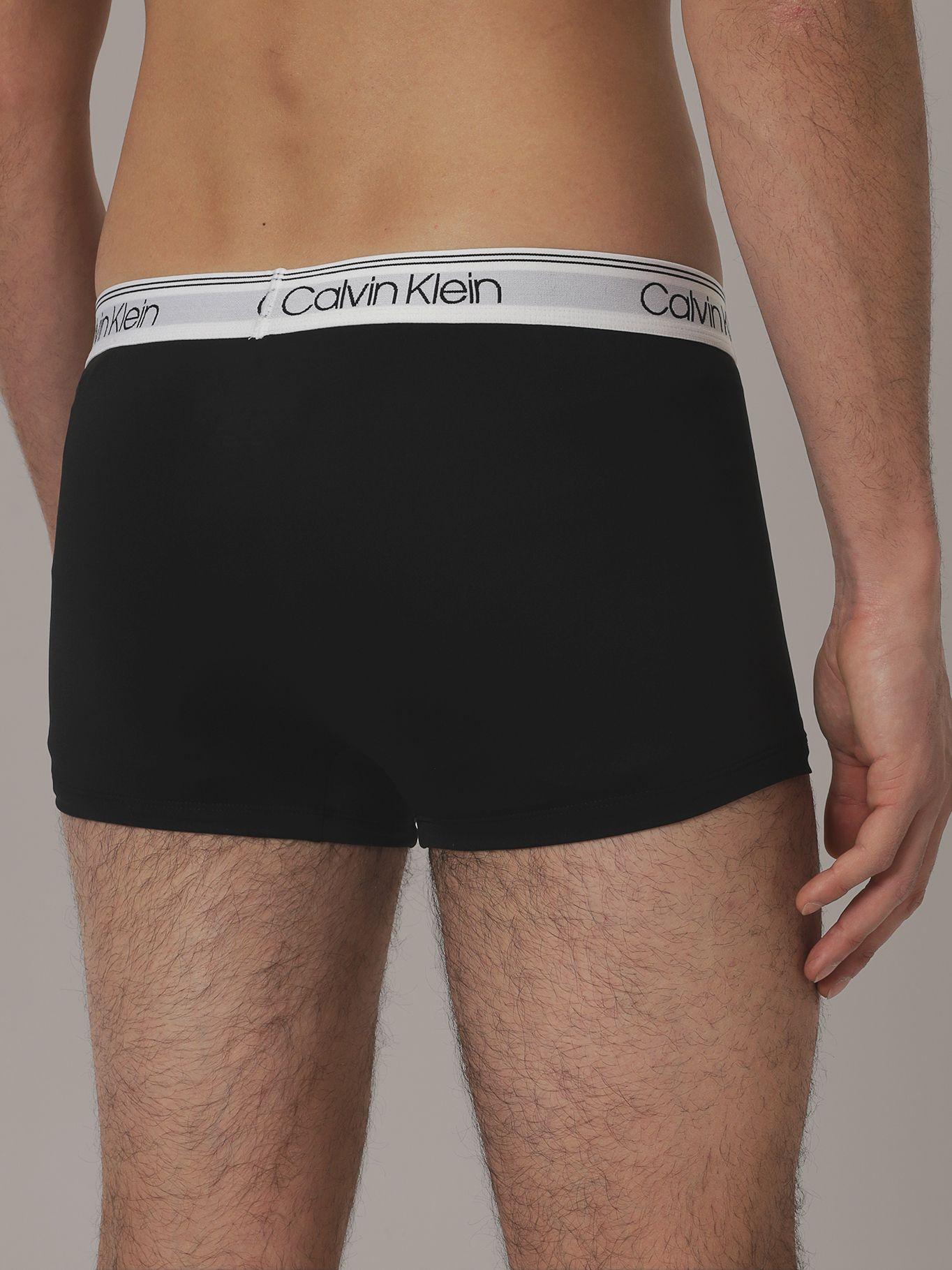3 Bóxer Low Rise Trunk Micro Stretch Negro Calvin Klein-3