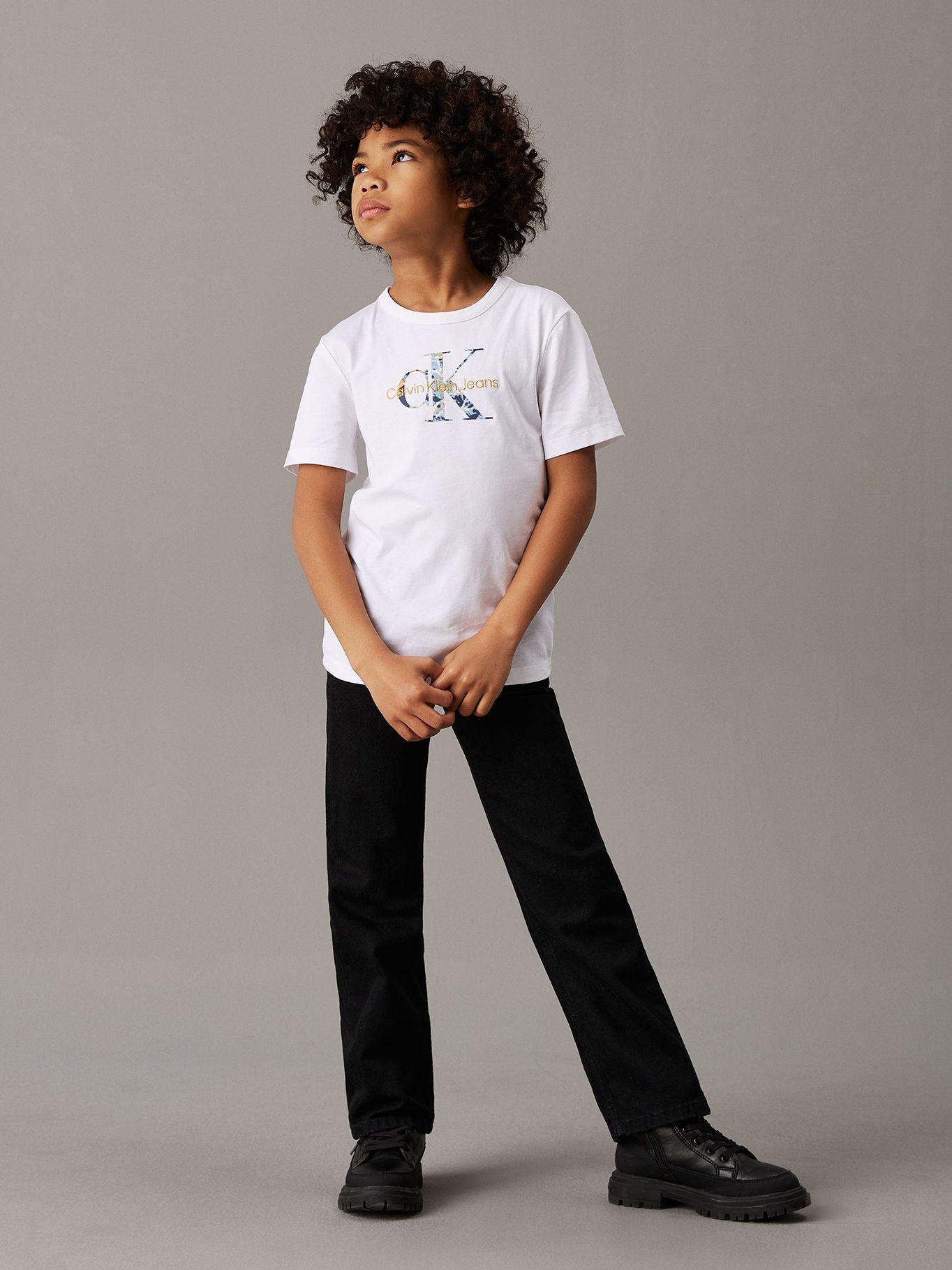 Polera Niño Filled-In Photo Blanco Calvin Klein-1