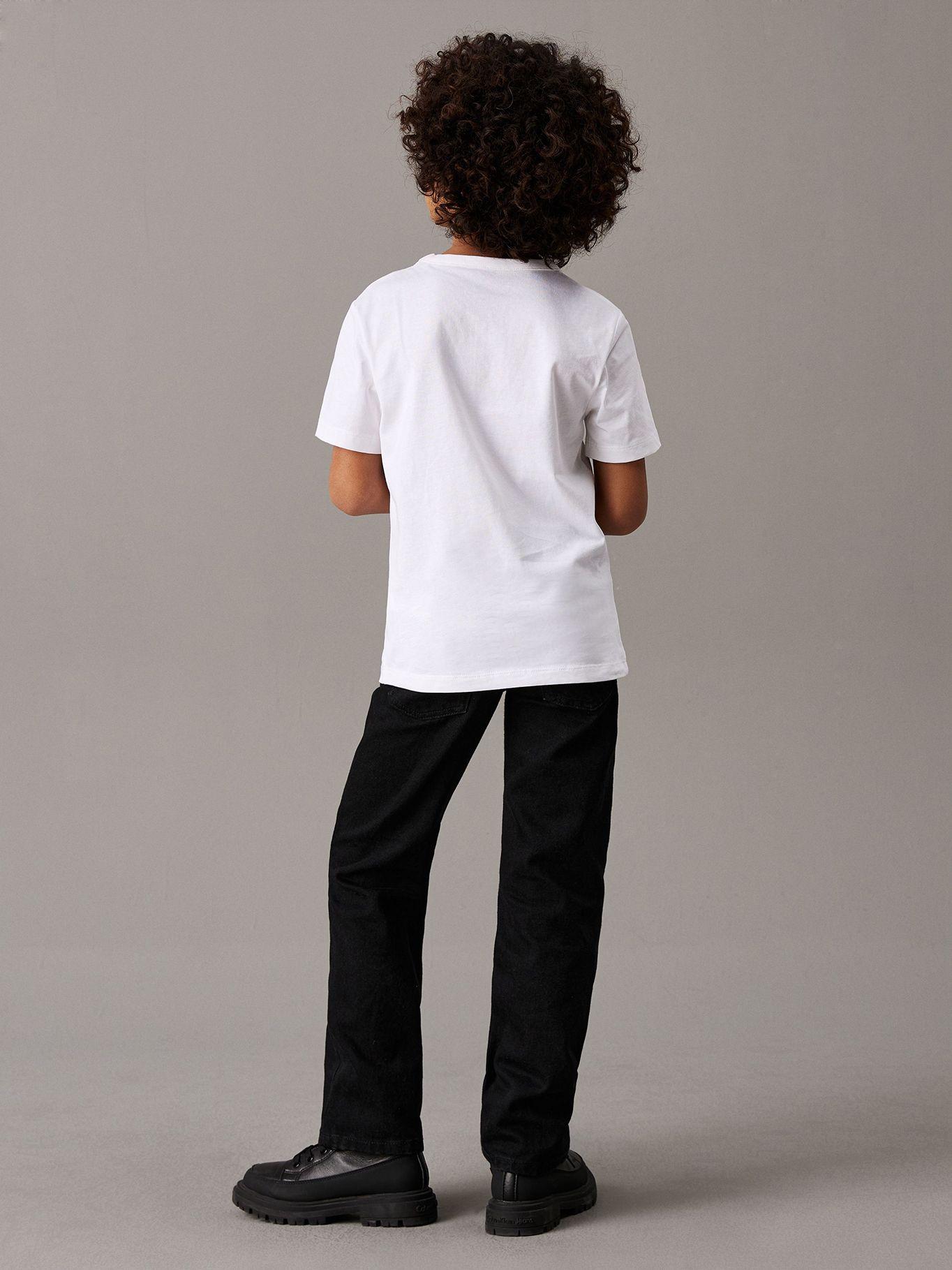 Polera Niño Filled-In Photo Blanco Calvin Klein-2