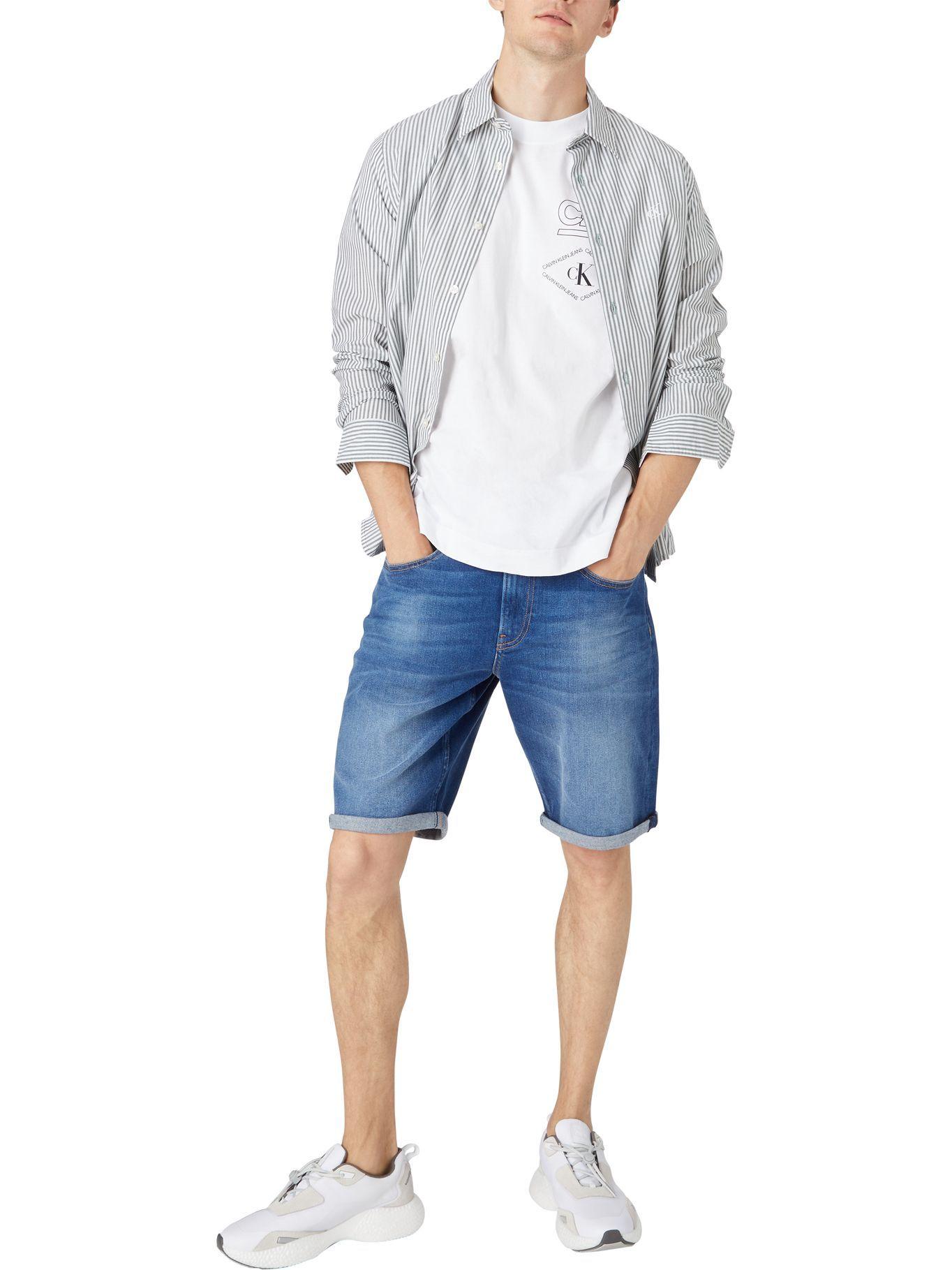 Short Regular Azul Calvin Klein-2