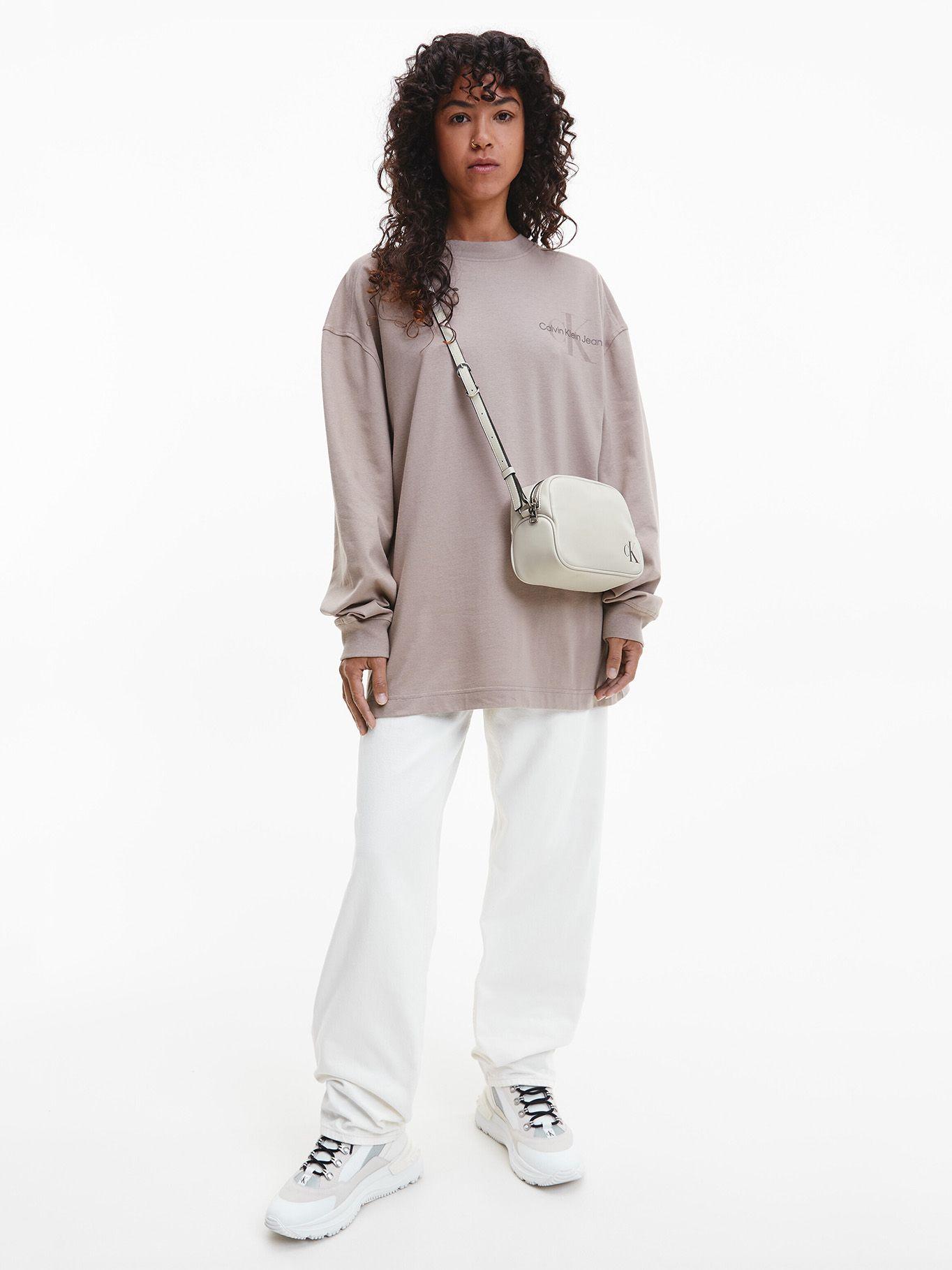 Cartera Sleek Camera Bag Beige Calvin Klein-4