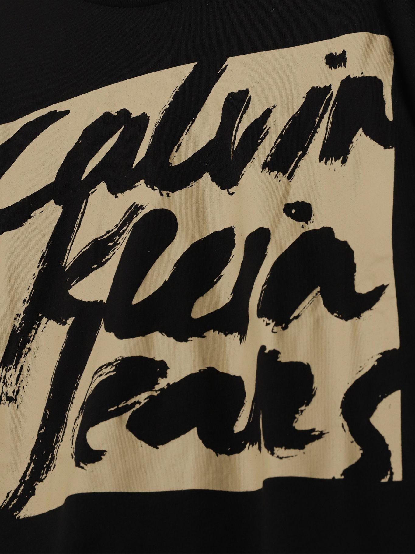 Polera Niño Overpaint Negro Calvin Klein-3