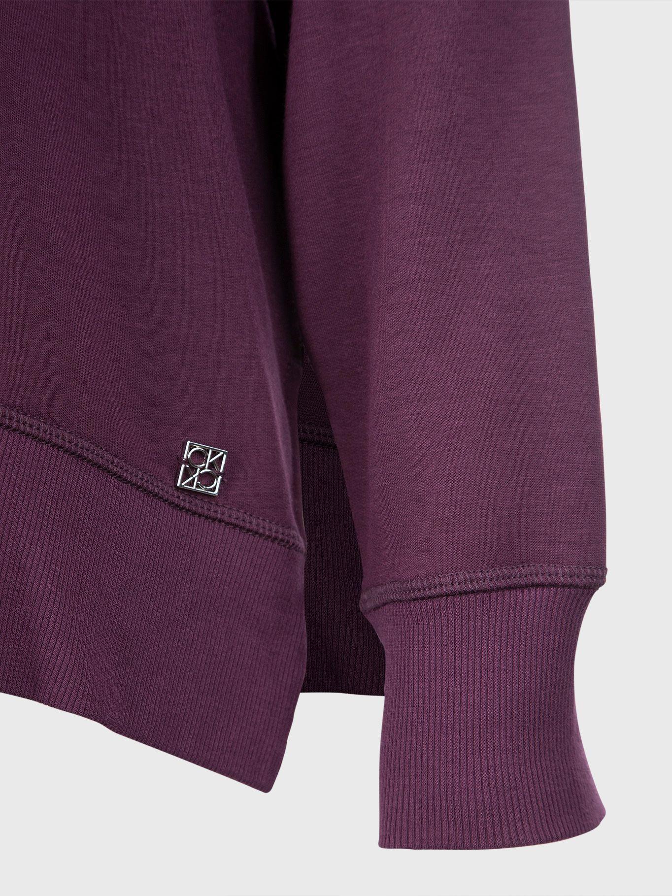 Polerón Crew Neck Morado Calvin Klein-3