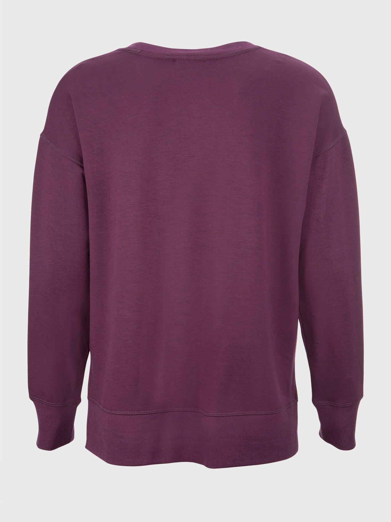 Polerón Crew Neck Morado Calvin Klein-1