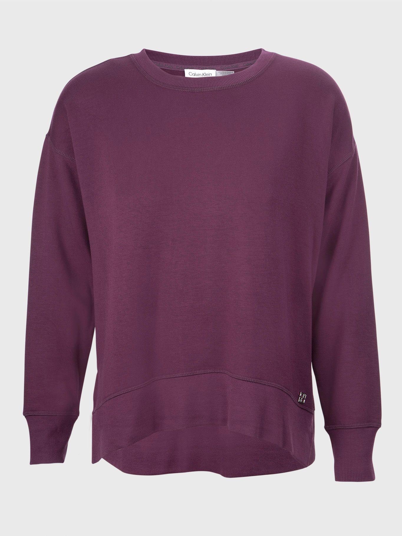Polerón Crew Neck Morado Calvin Klein-0