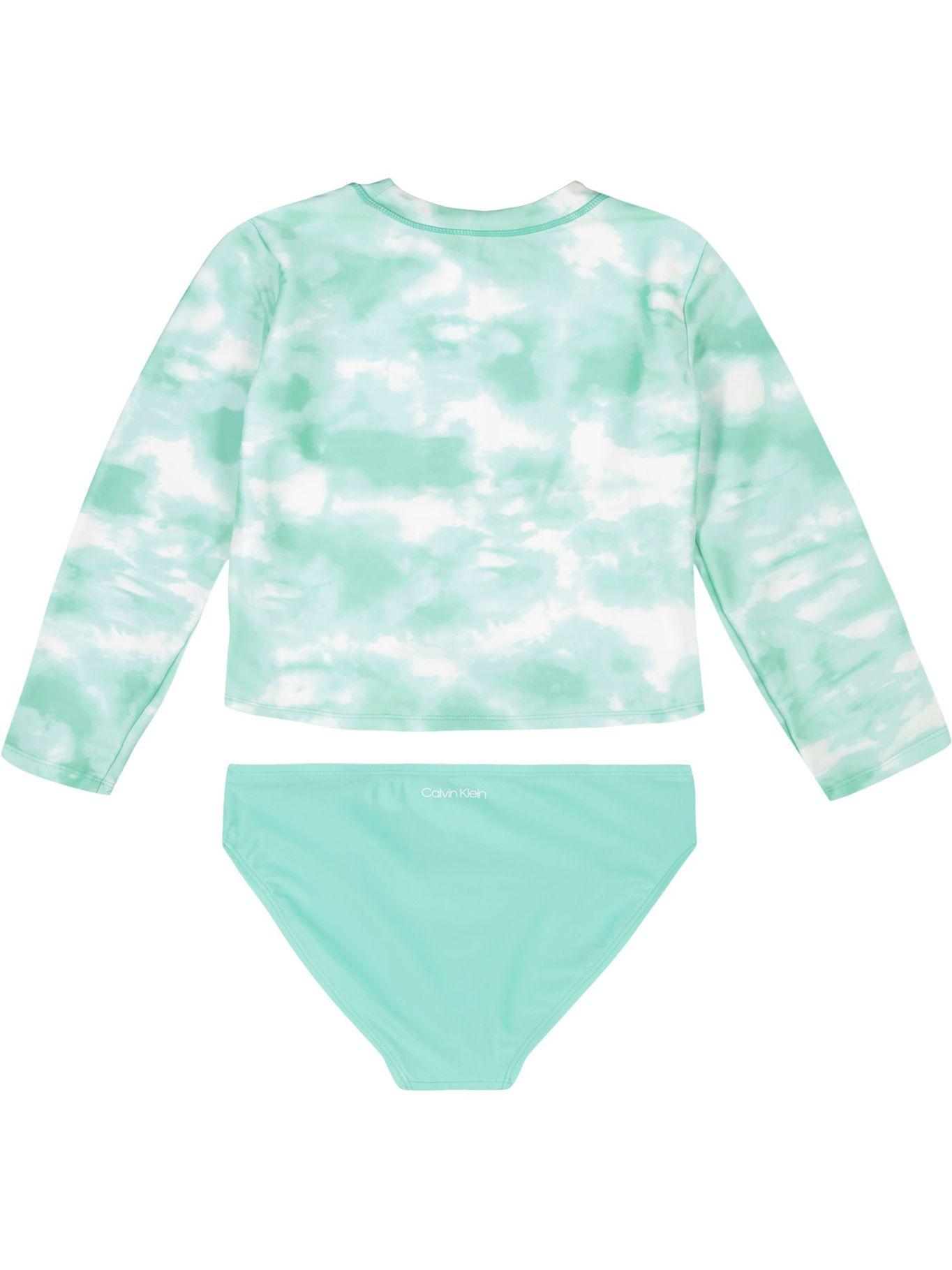 Traje de Baño Tie Dye Rashguard Verde Calvin Klein-1