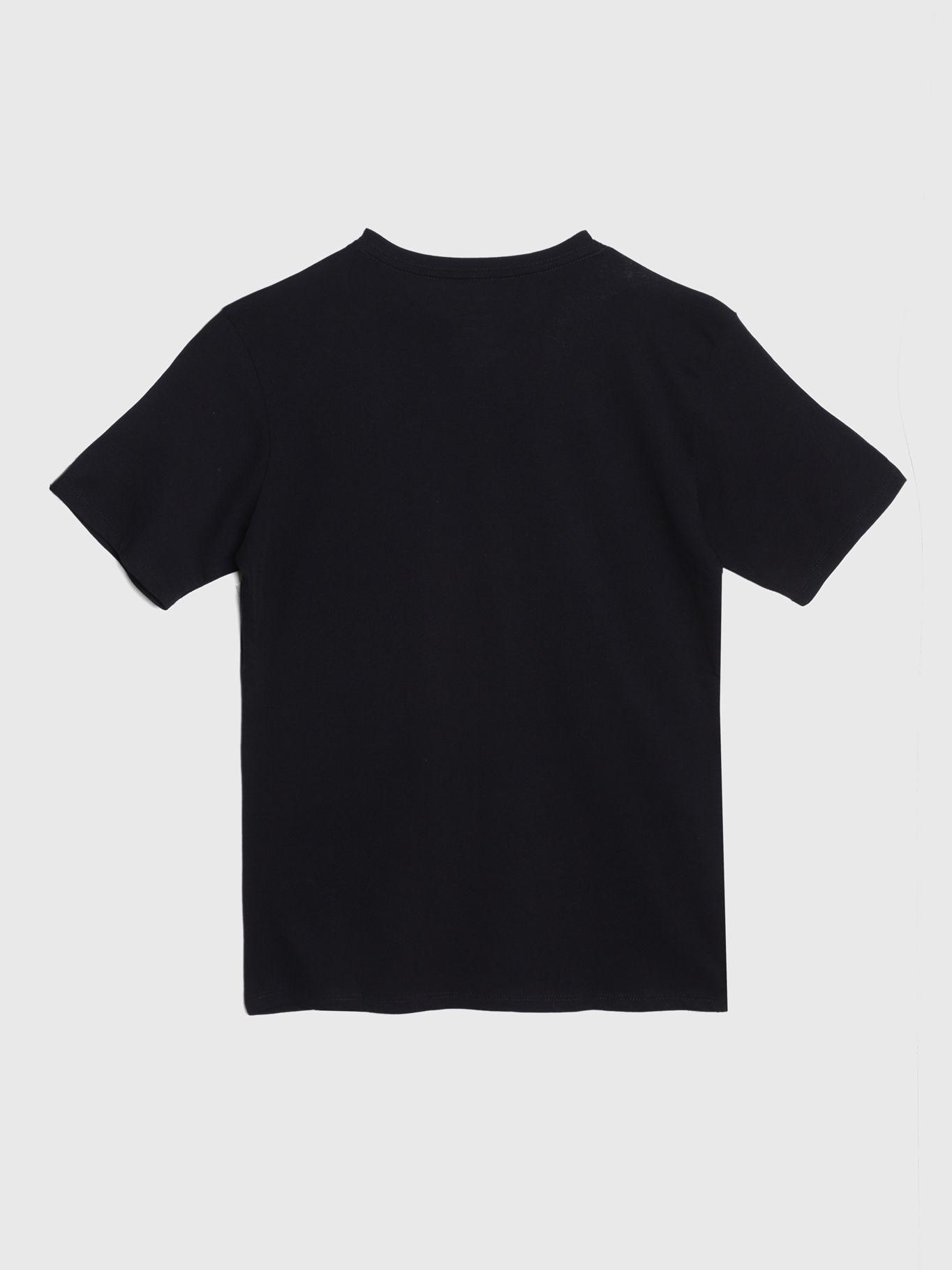 Polera Niño Monogram V-Neck Negro Calvin Klein-1