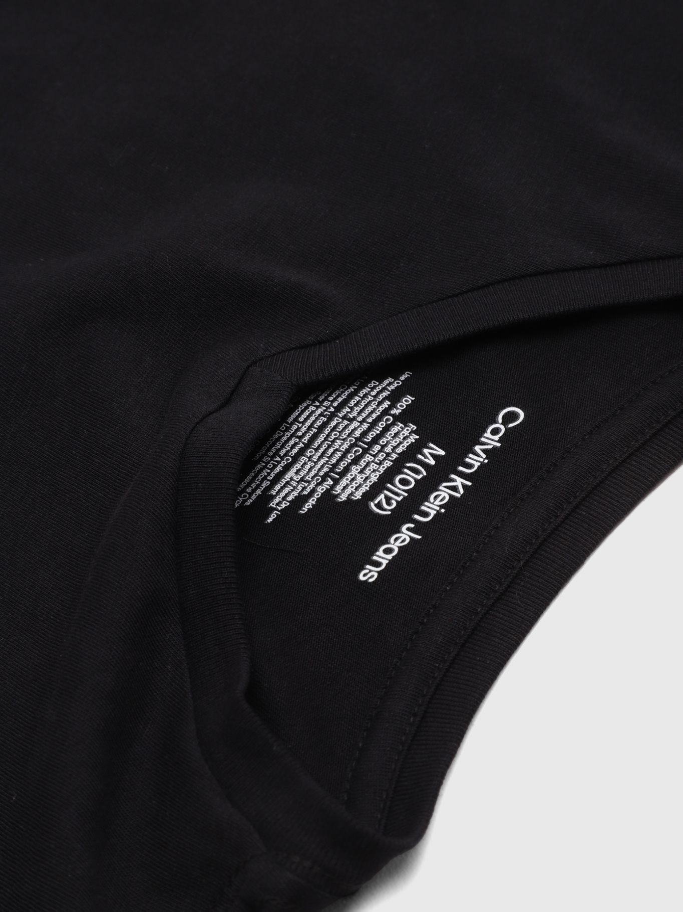 Polera Niño Monogram V-Neck Negro Calvin Klein-3