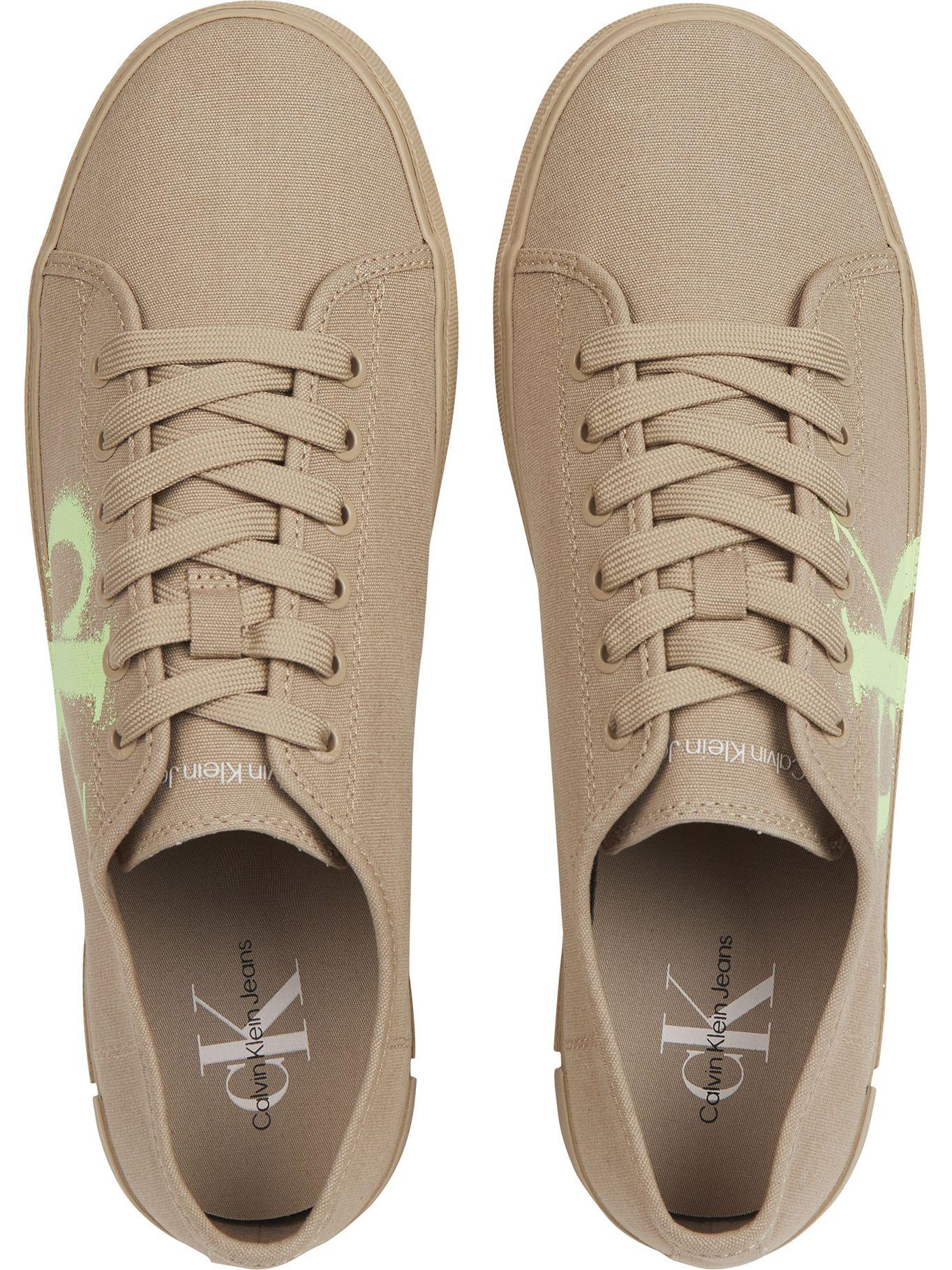 Zapatilla Vulc Low Oversized Brand Beige Calvin Klein-2
