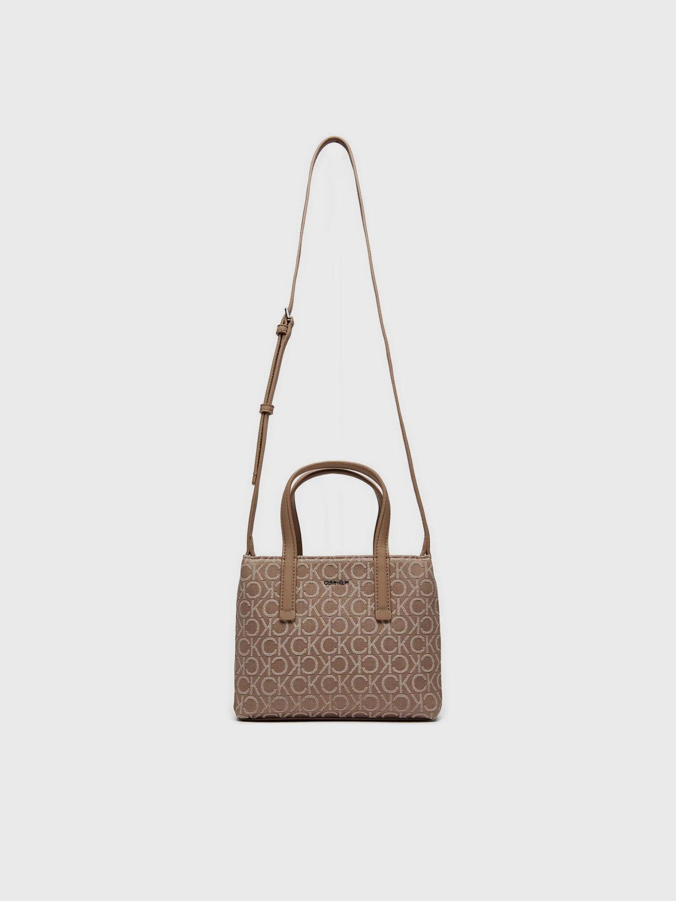 Cartera Mini Tote CK Must Beige Calvin Klein-4