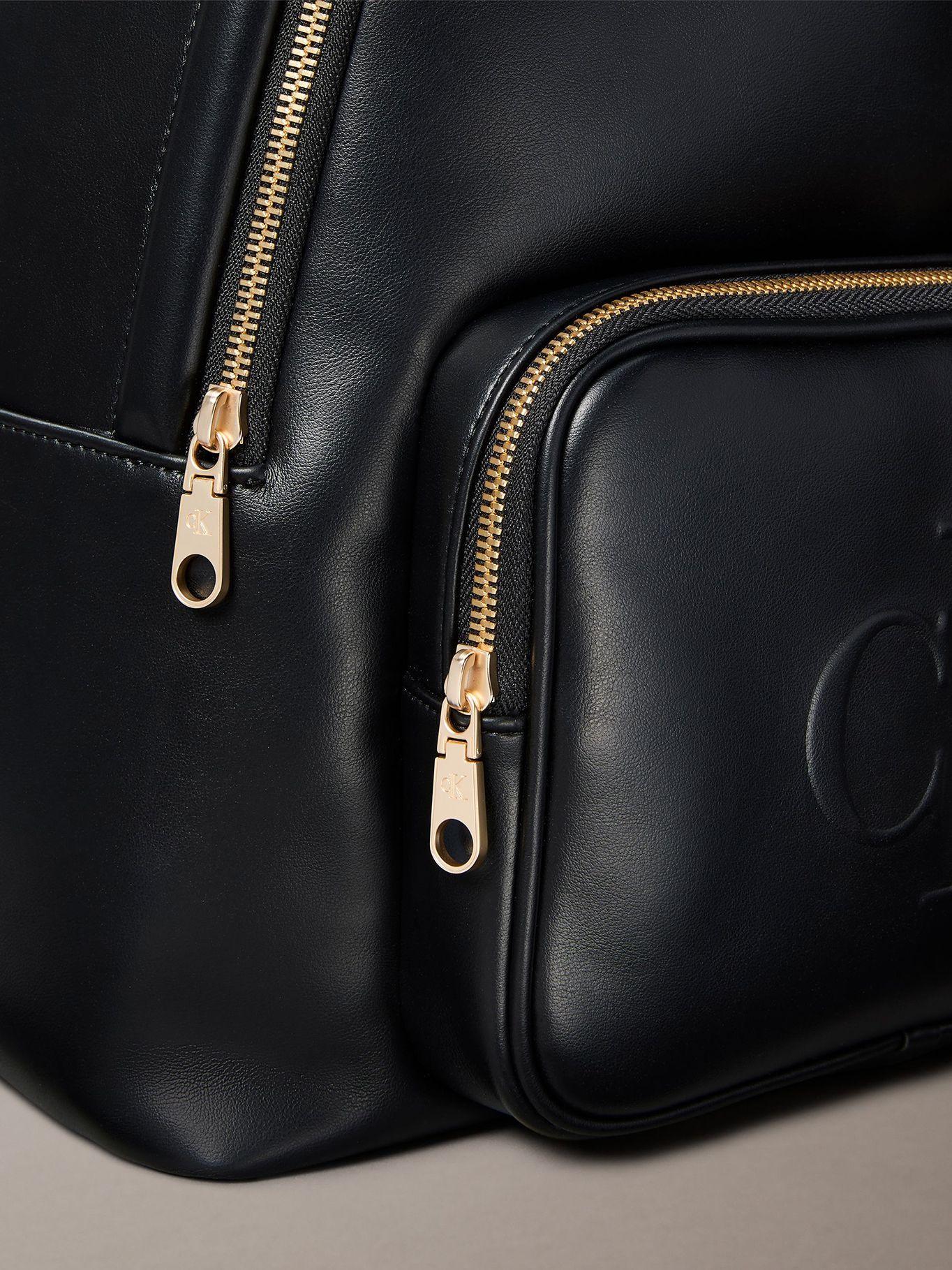 Mochila Con Logo Monograma Grabado Negro Calvin Klein-4
