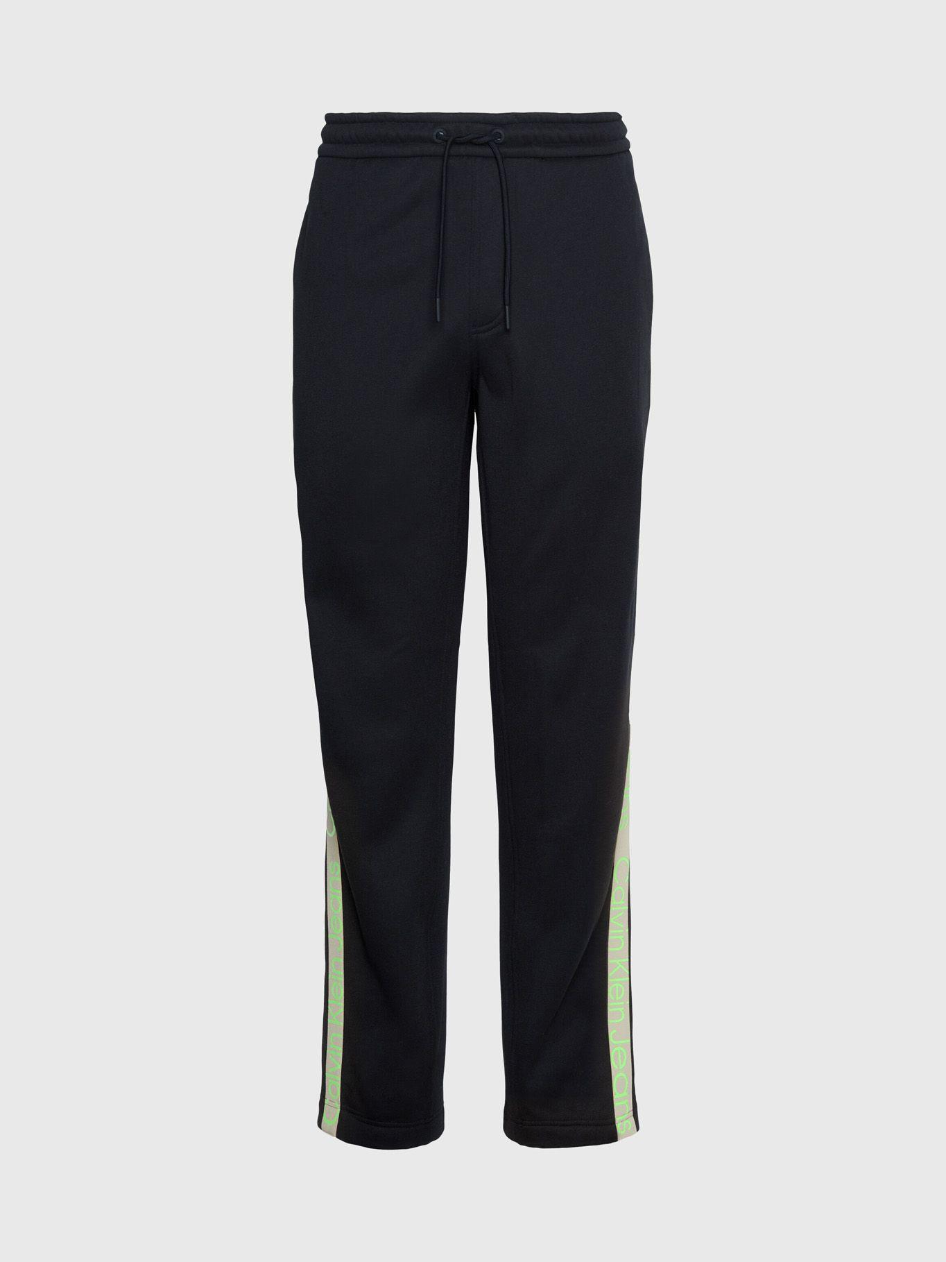 Jogger Cut Off Logo Tape Hwk Pant Negro Calvin Klein-4