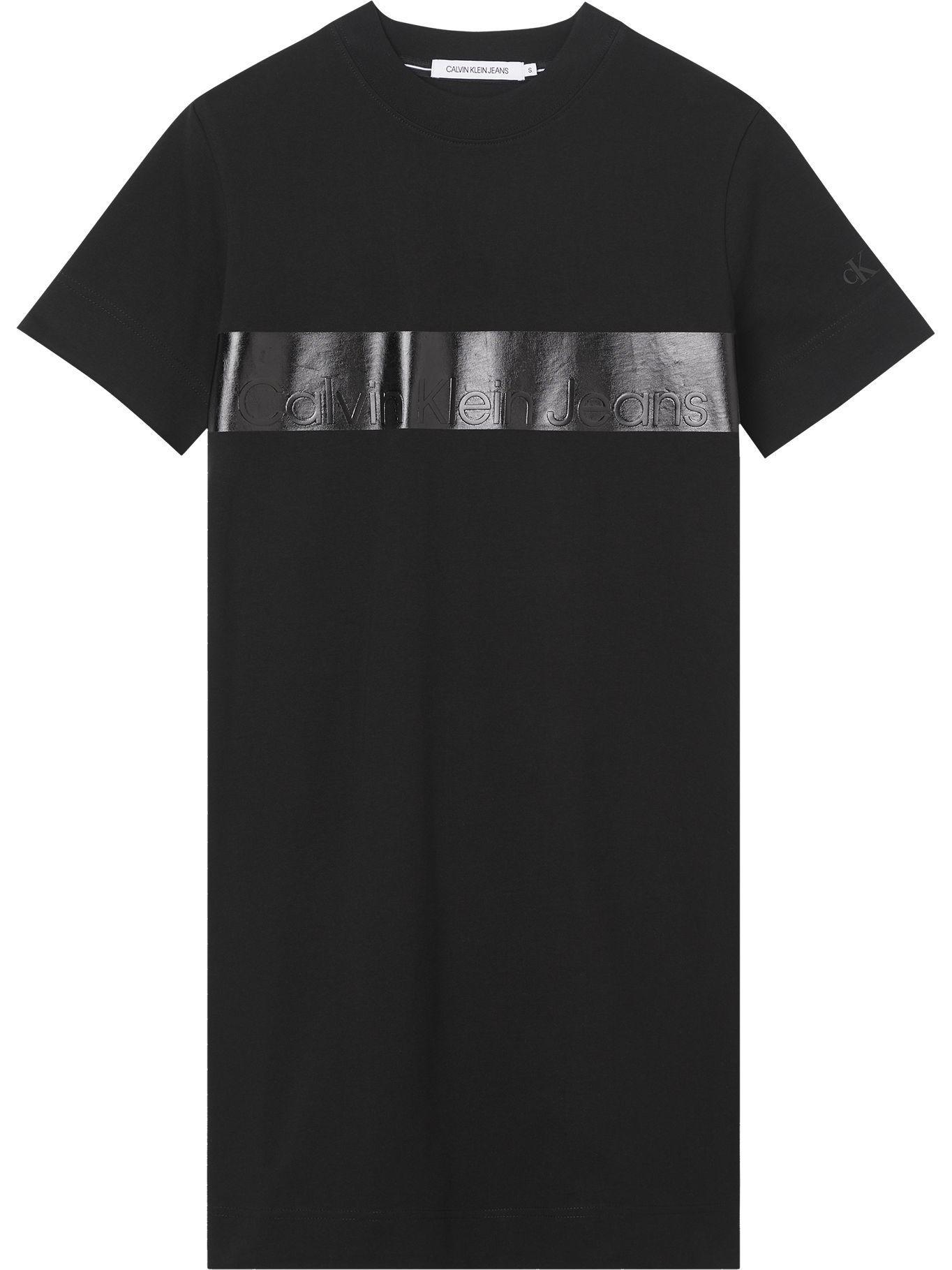 Vestido Shiny Negro Calvin Klein-1