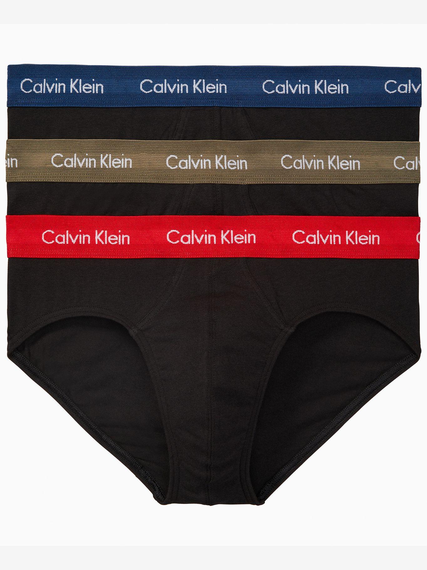 Pack 3 Slips - New Cotton Stretch Negro SP22 Calvin Klein-0