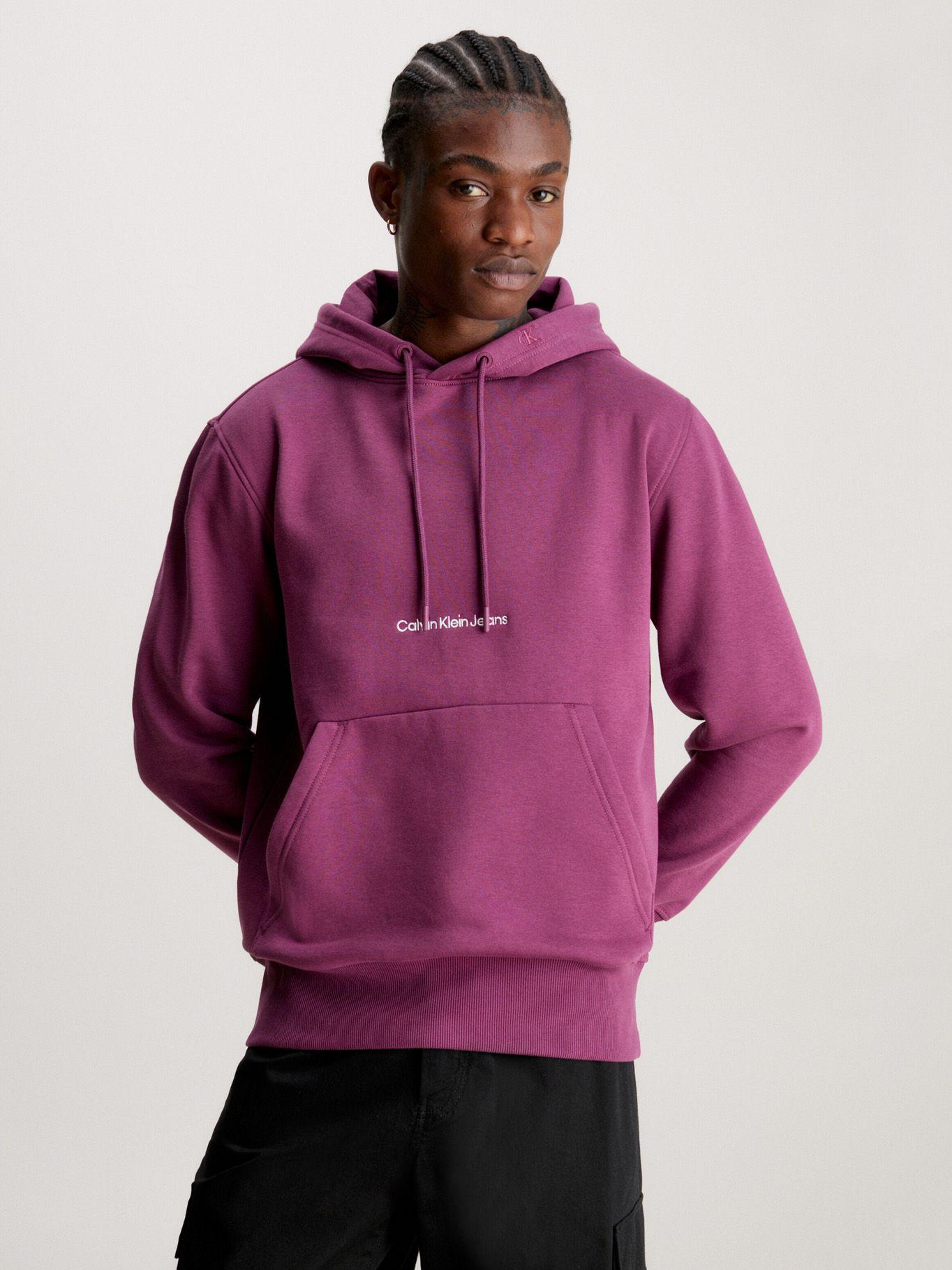 Polerón con Gorro Institutional Morado Calvin Klein-0
