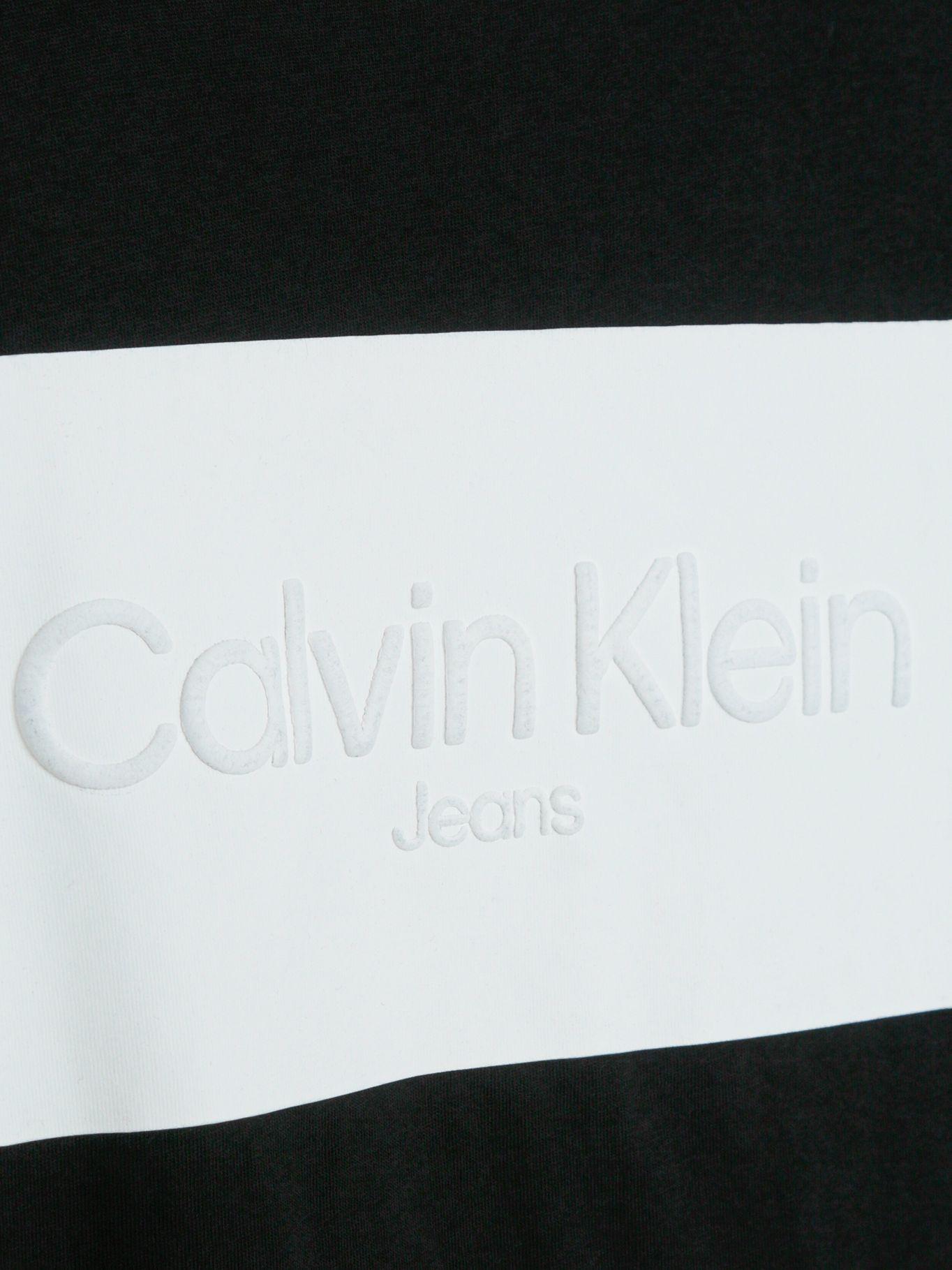 Polera Niño Slim Monograma Dos Tonos Negro Calvin Klein-2