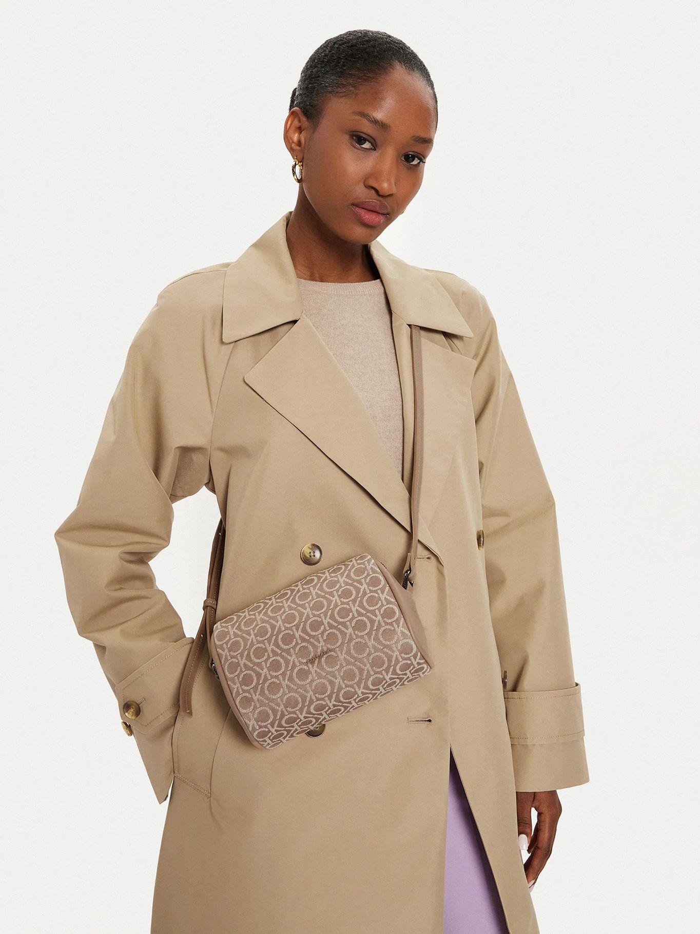 Bandolera Ck Refine Monogram Beige Calvin Klein-5