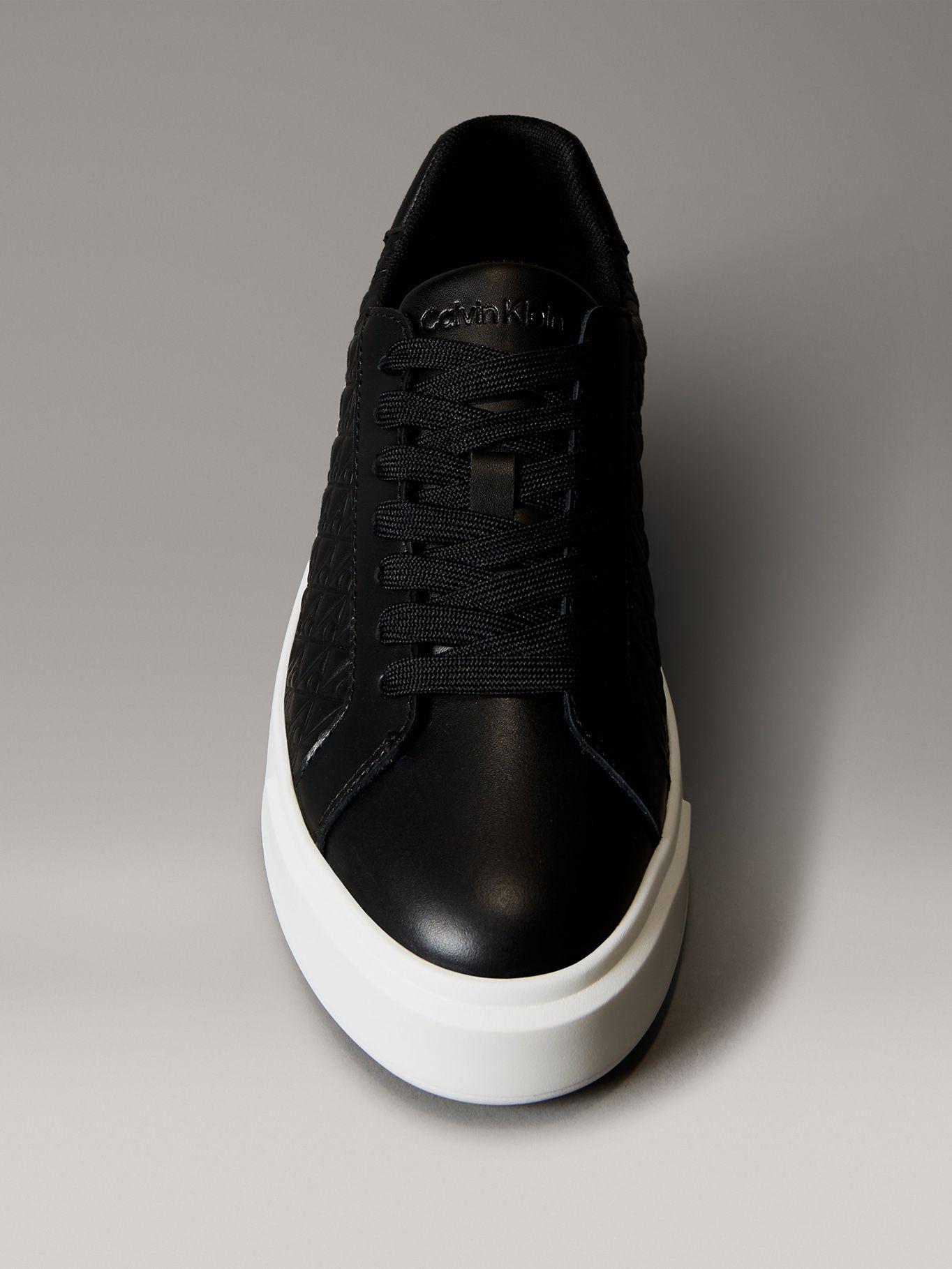 Zapatillas Basket en Cuero Negro Calvin Klein-2