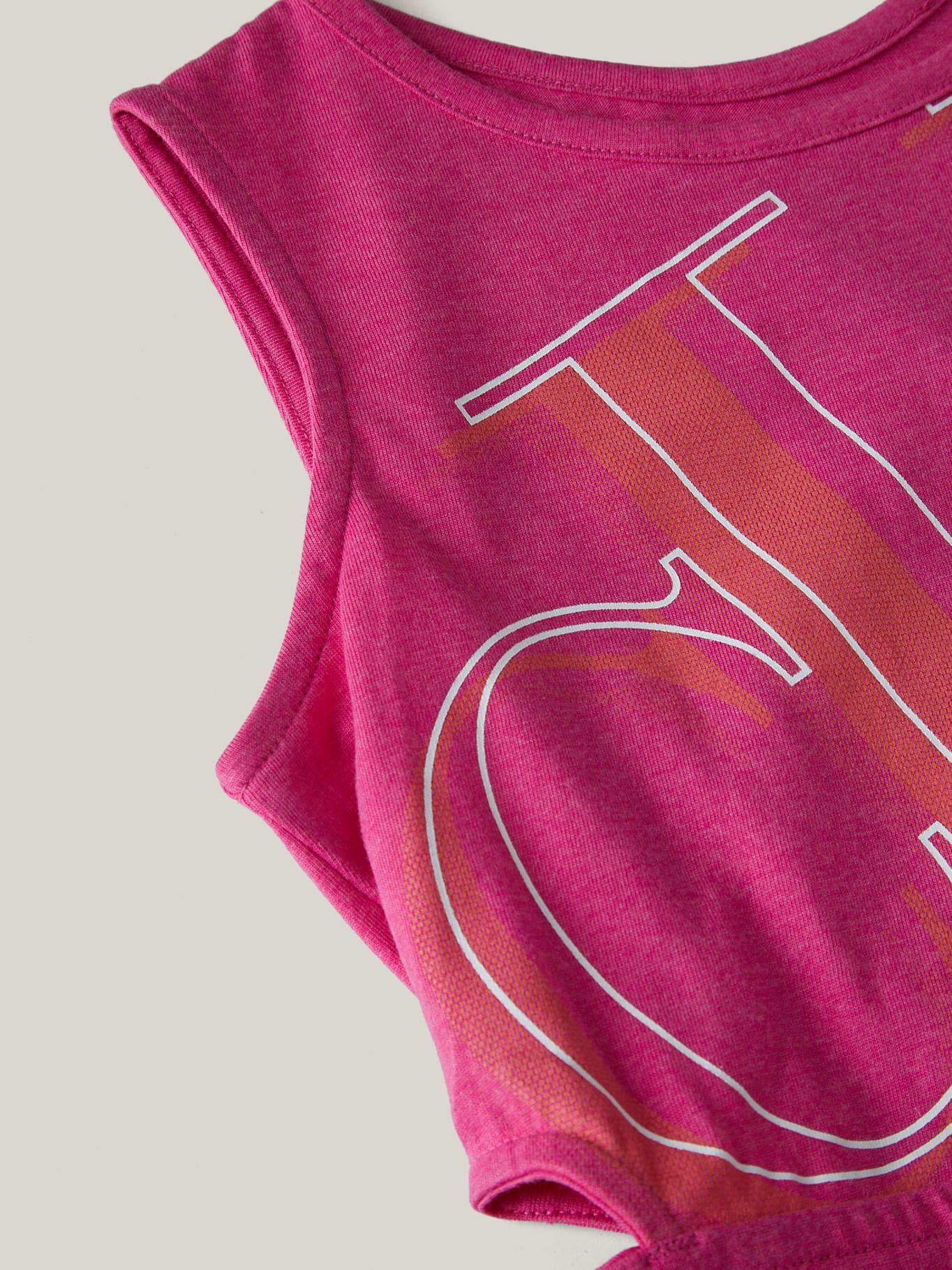 Vestido Niña Cut Out Fucsia Calvin Klein-2
