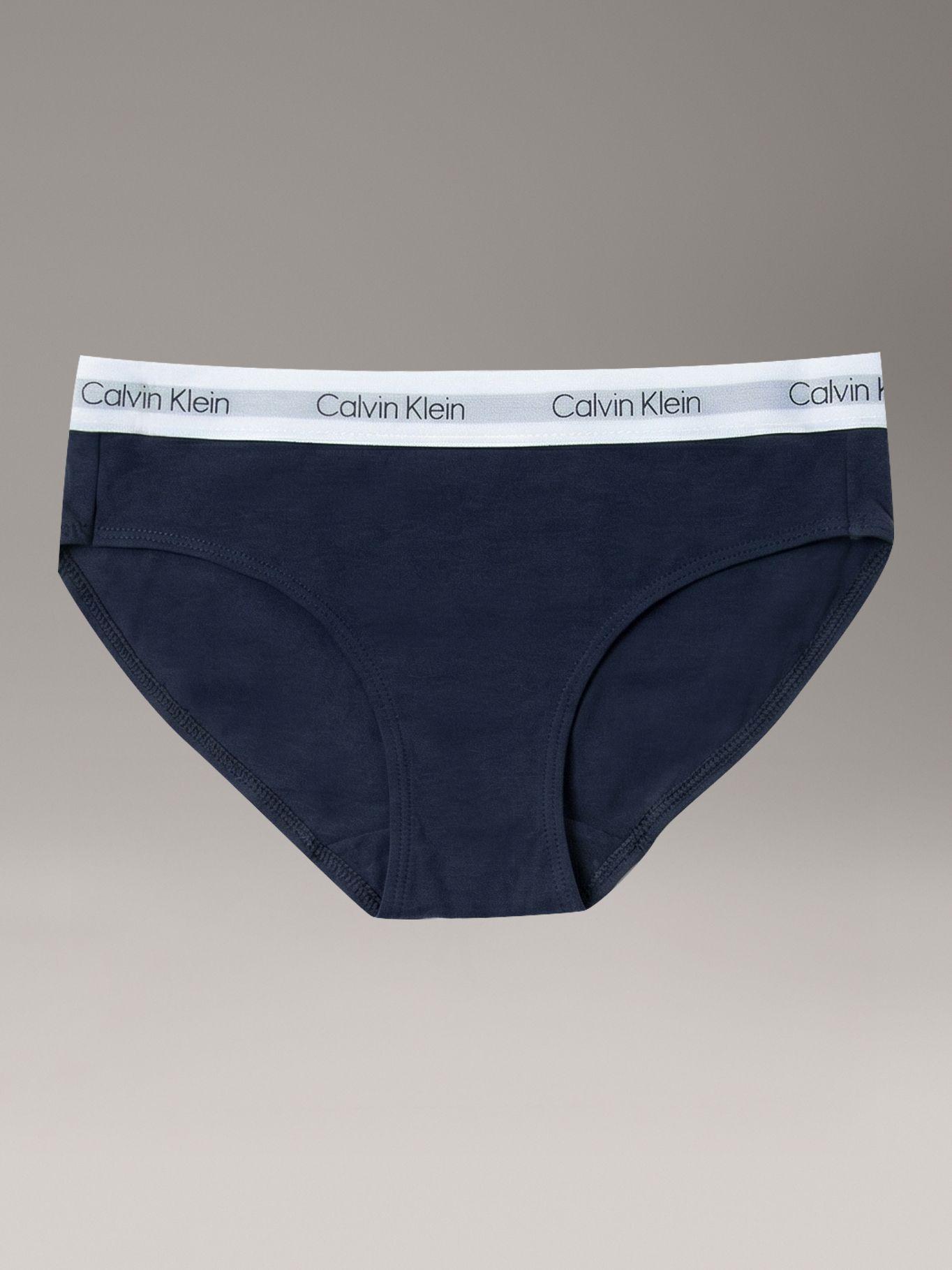 Pack 3 Calzon Bikini para Niña Multicolor Calvin Klein-1