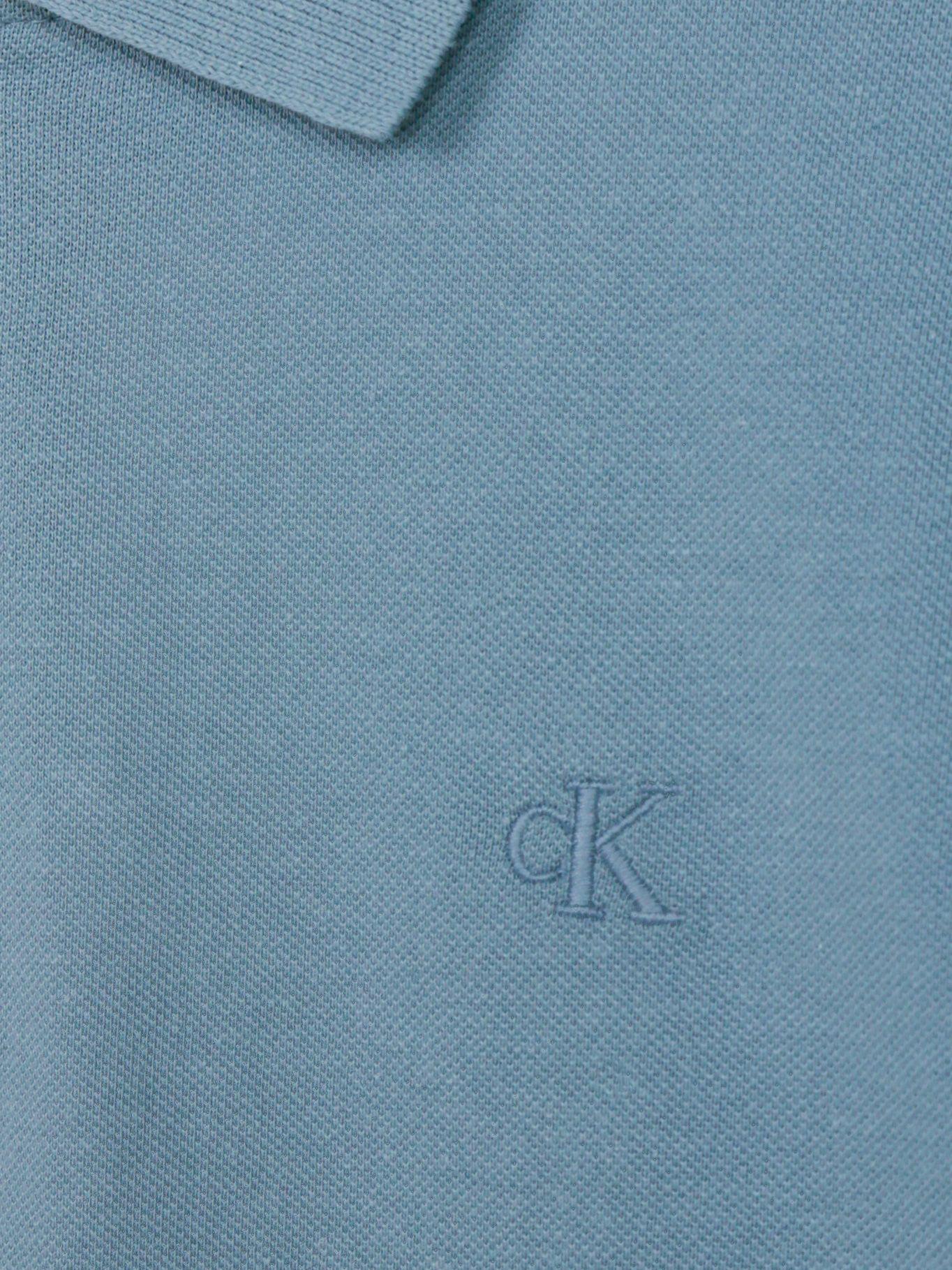 Polo Niño CK Solid Celeste Calvin Klein-2
