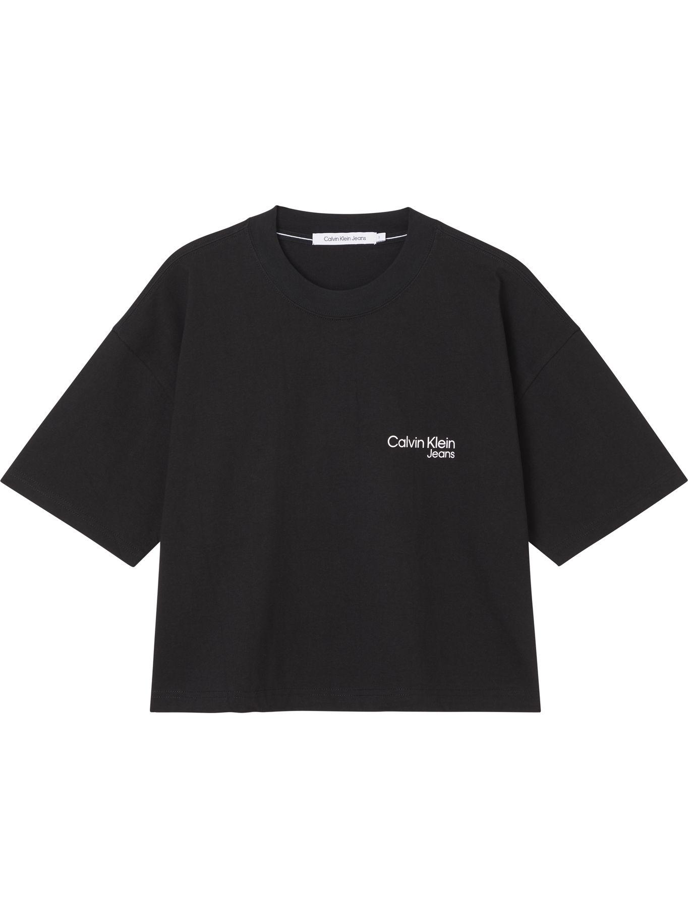Polera Back Urban Logo Negro Calvin Klein-0