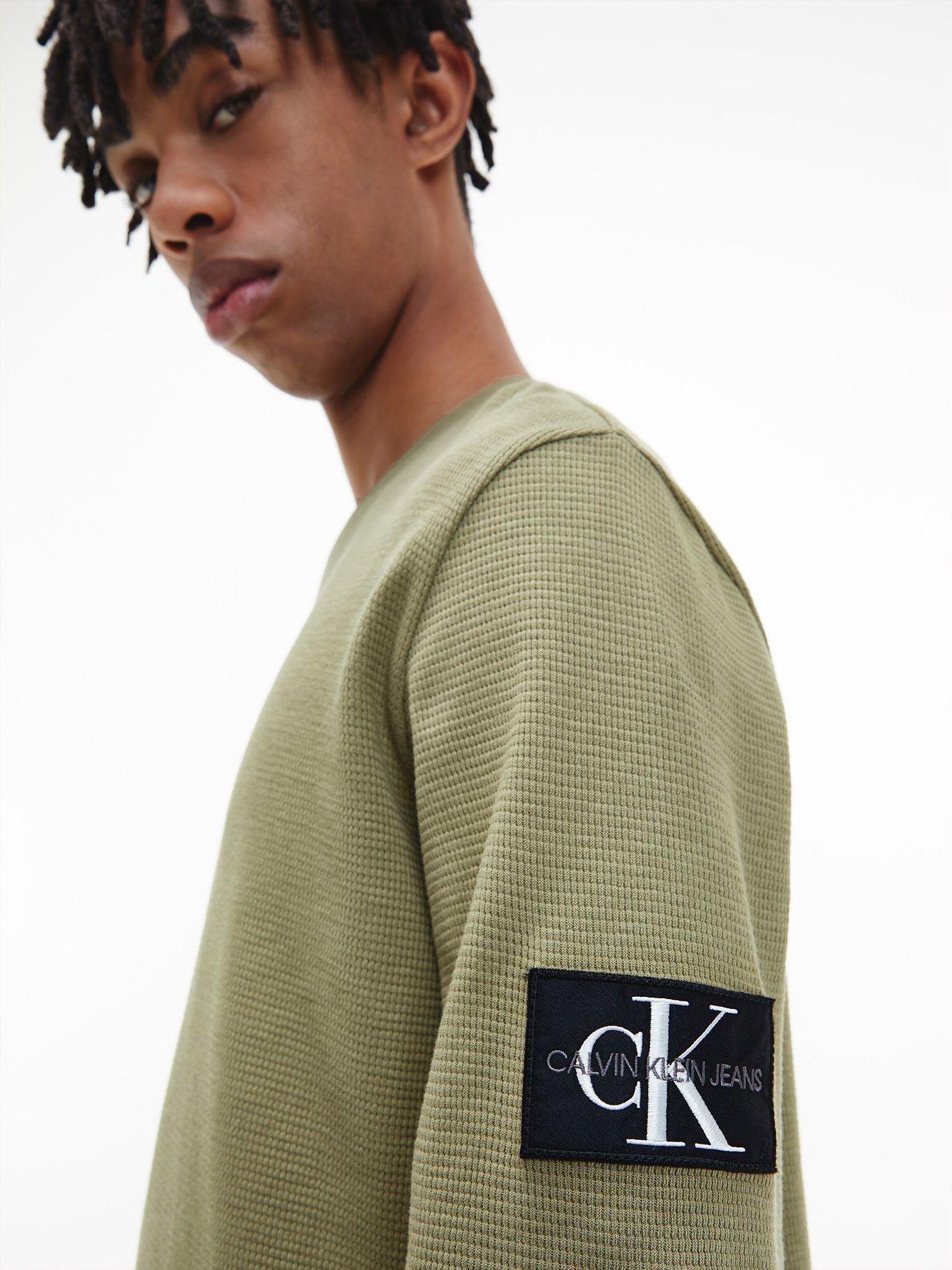 Polera Waffle  Verde Calvin Klein-3