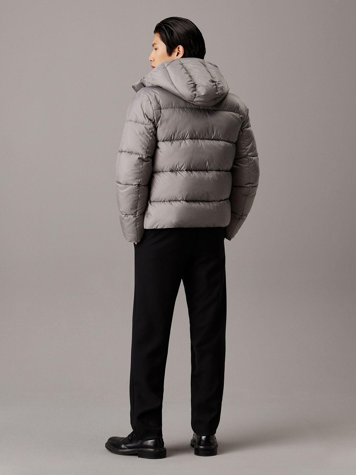 Parka con Gorro Quilt Puffer Gris Calvin Klein-2