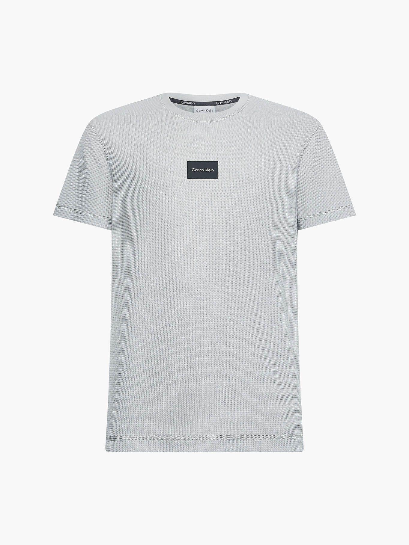 Polera Textured Grid Gris Calvin Klein-4