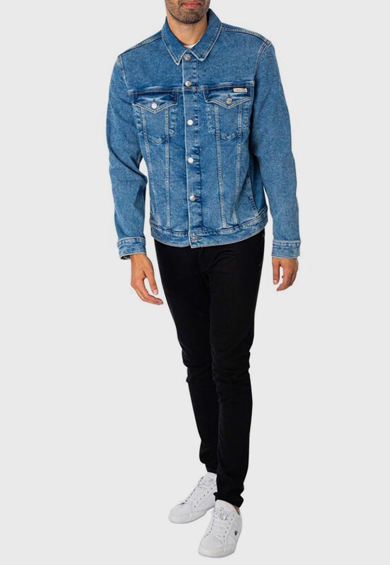 Chaqueta Slim Denim Azul Calvin Klein-1