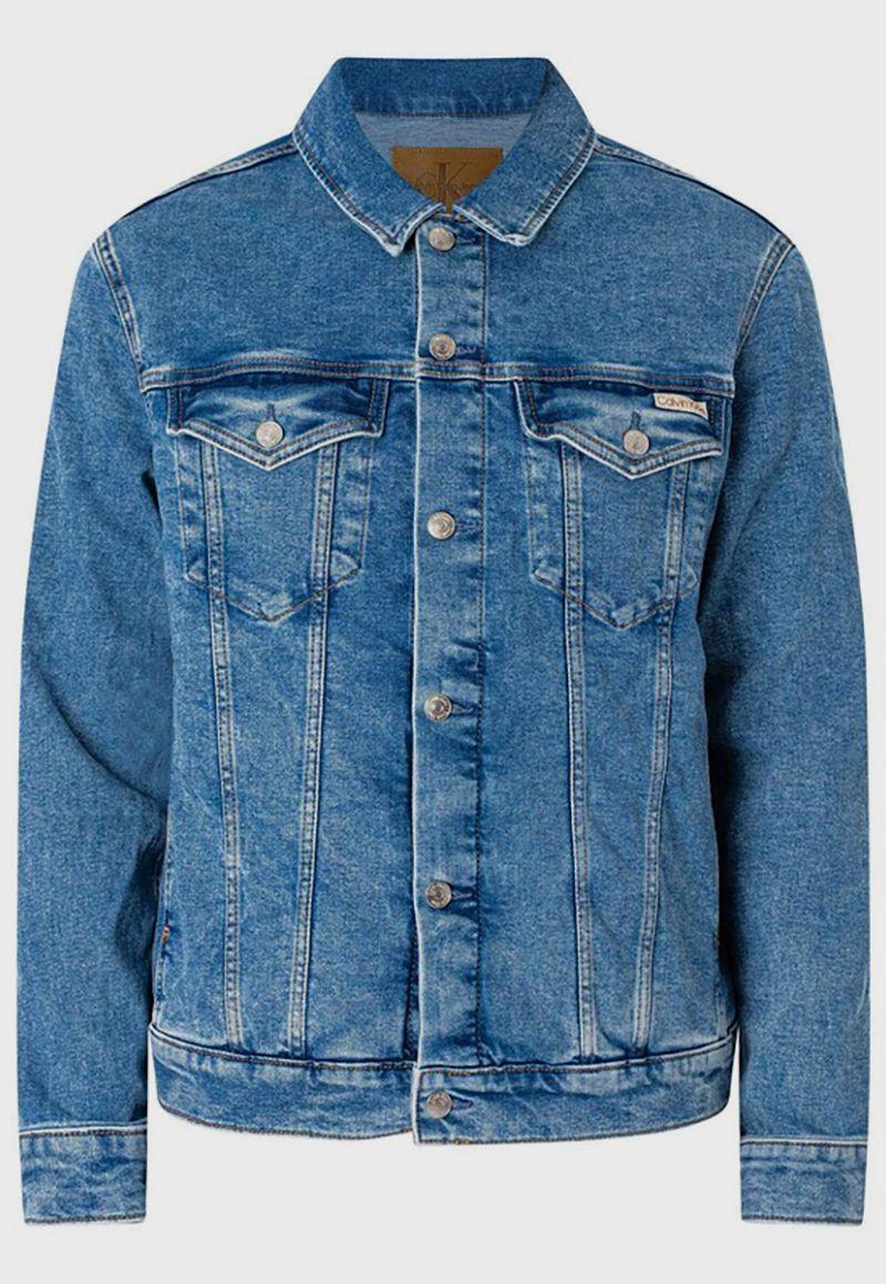 Chaqueta Slim Denim Azul Calvin Klein-4