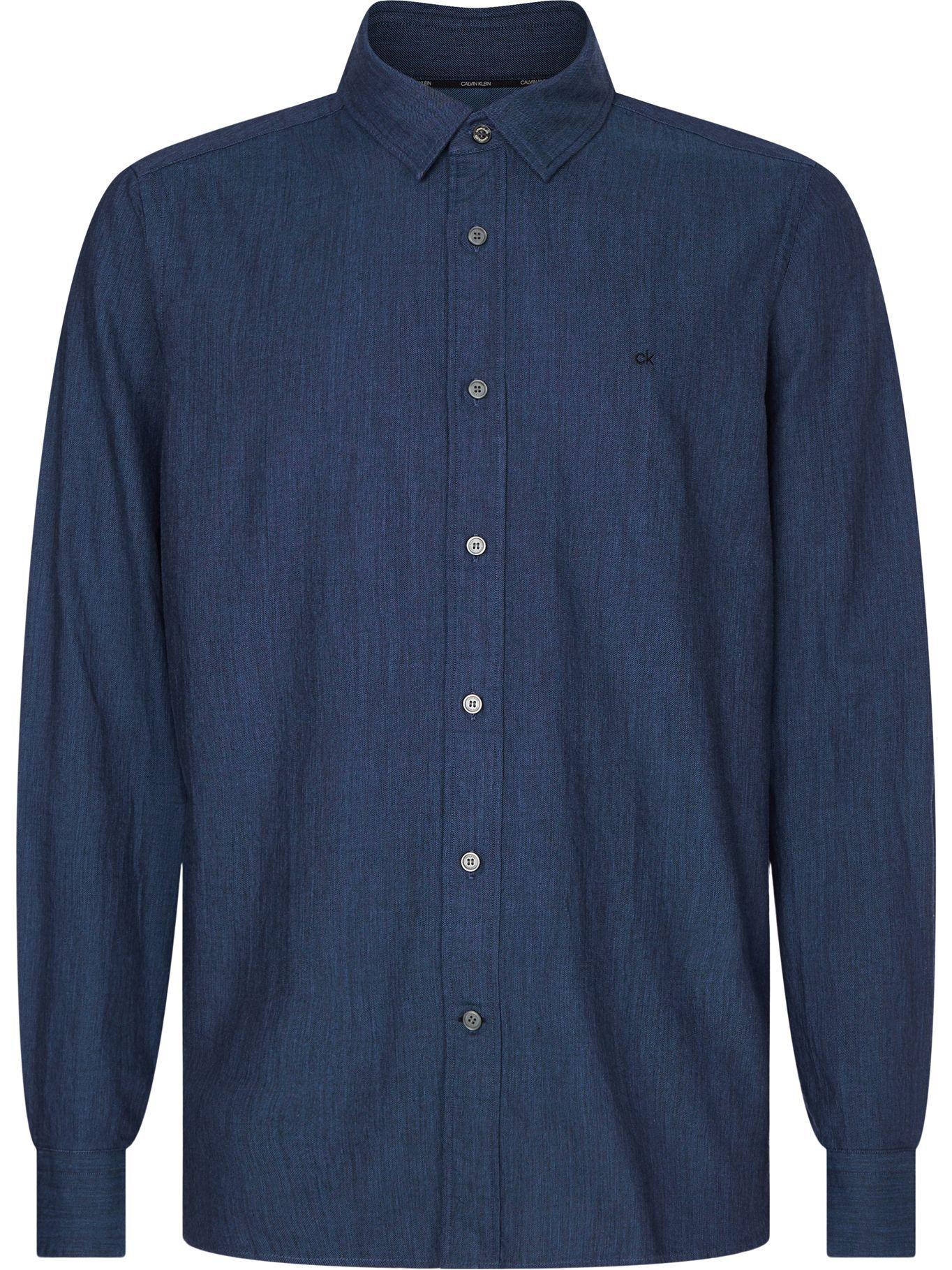 Camisa Two Tone Azul Calvin Klein-0