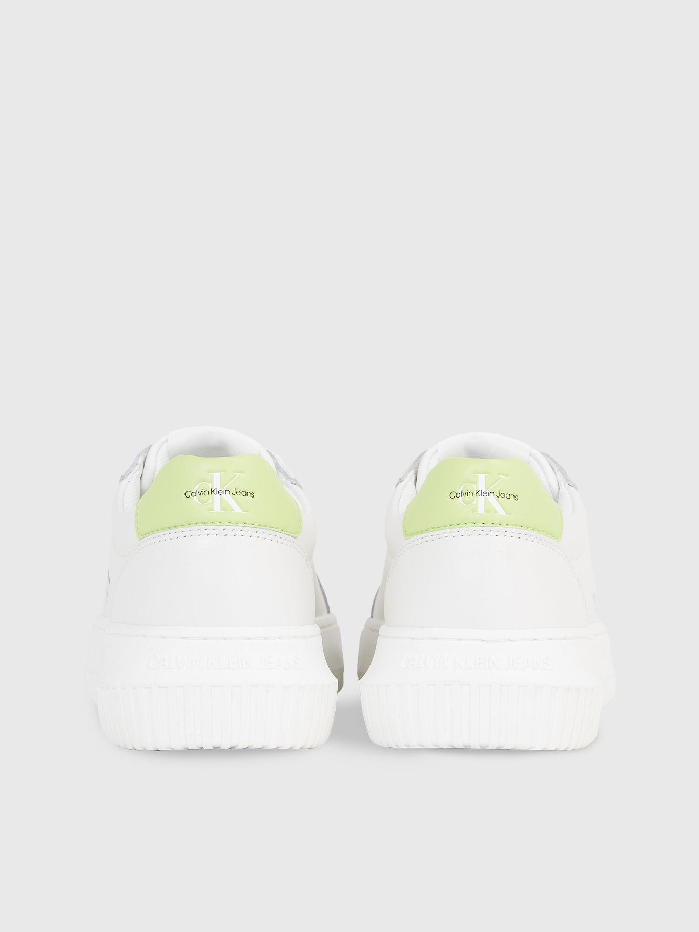 Zapatilla de Cuero Cupsole Laceup Blanco Calvin Klein-1