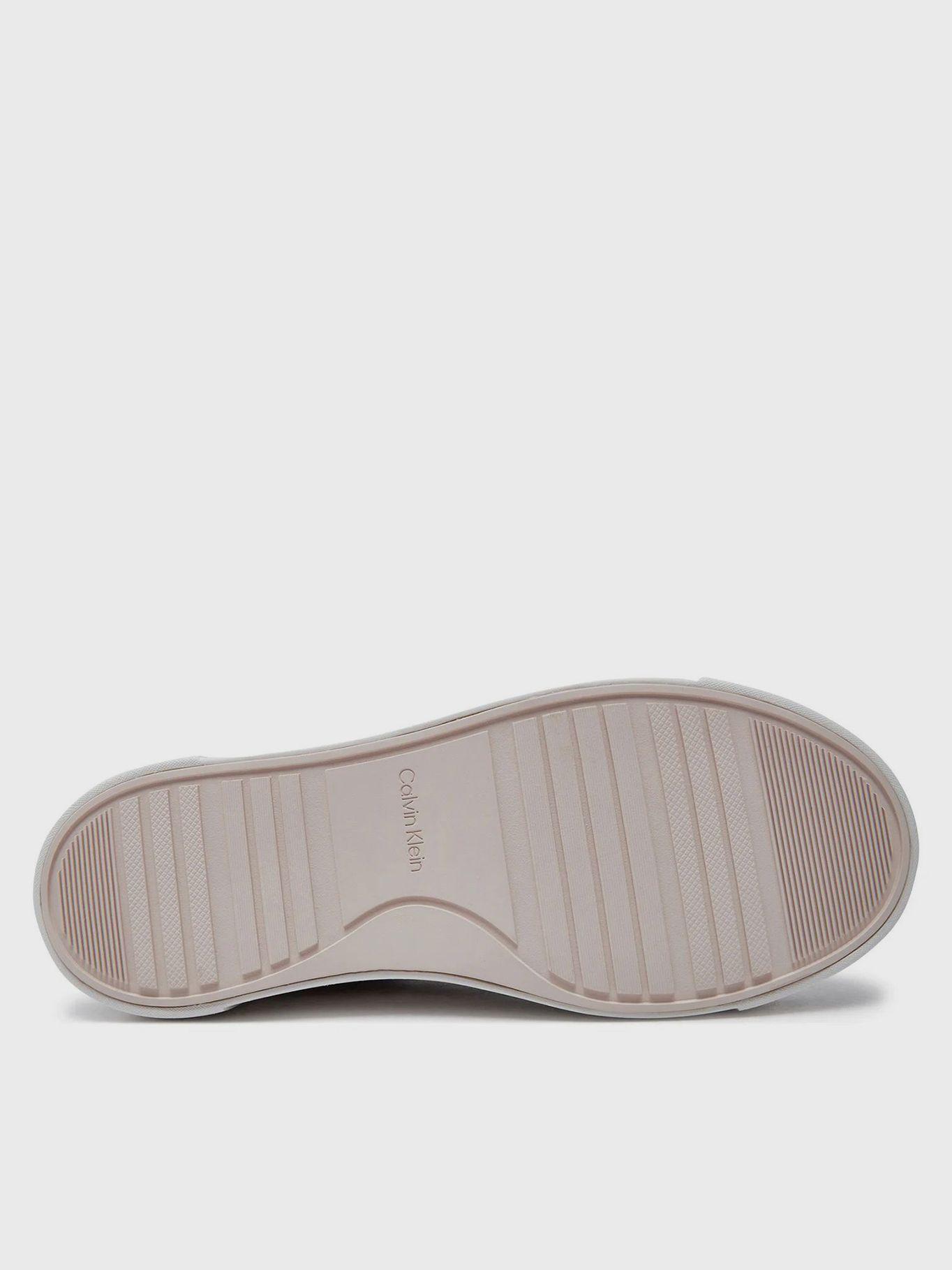 Zapatillas de ante de plataforma Café Calvin Klein-3