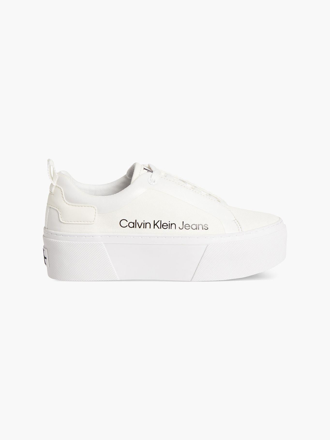 Zapatilla Vulcanized Flatform+ Laceup Blanco Calvin Klein-5