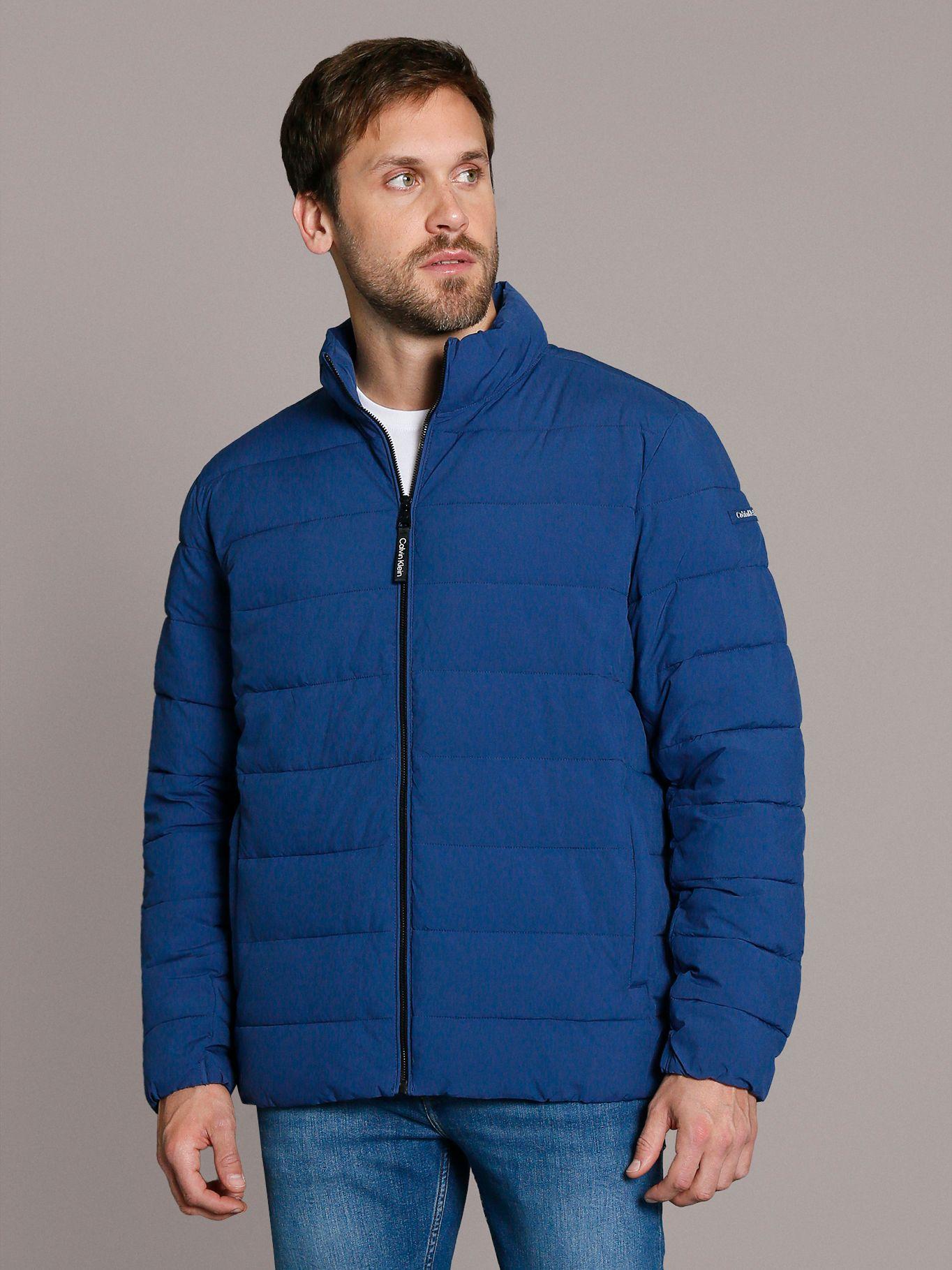 Parka Stretch Pufer Azul Calvin Klein-0