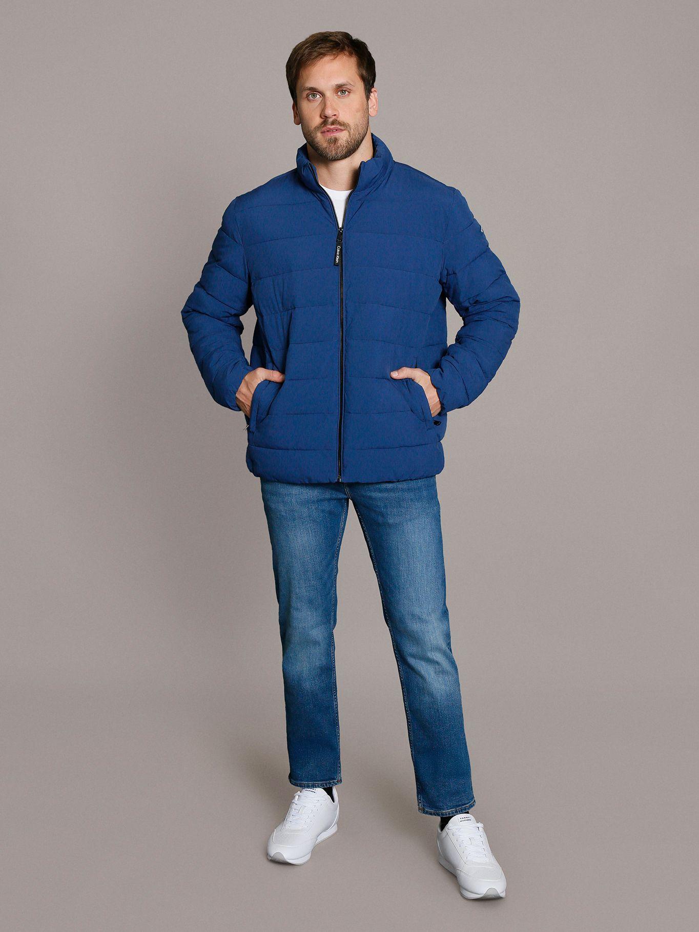 Parka Stretch Pufer Azul Calvin Klein-1