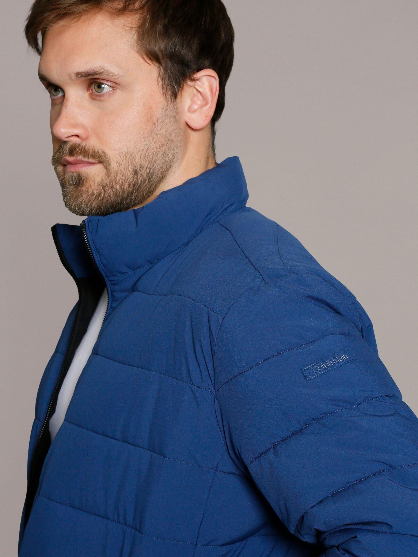 Parka Stretch Pufer Azul Calvin Klein-4