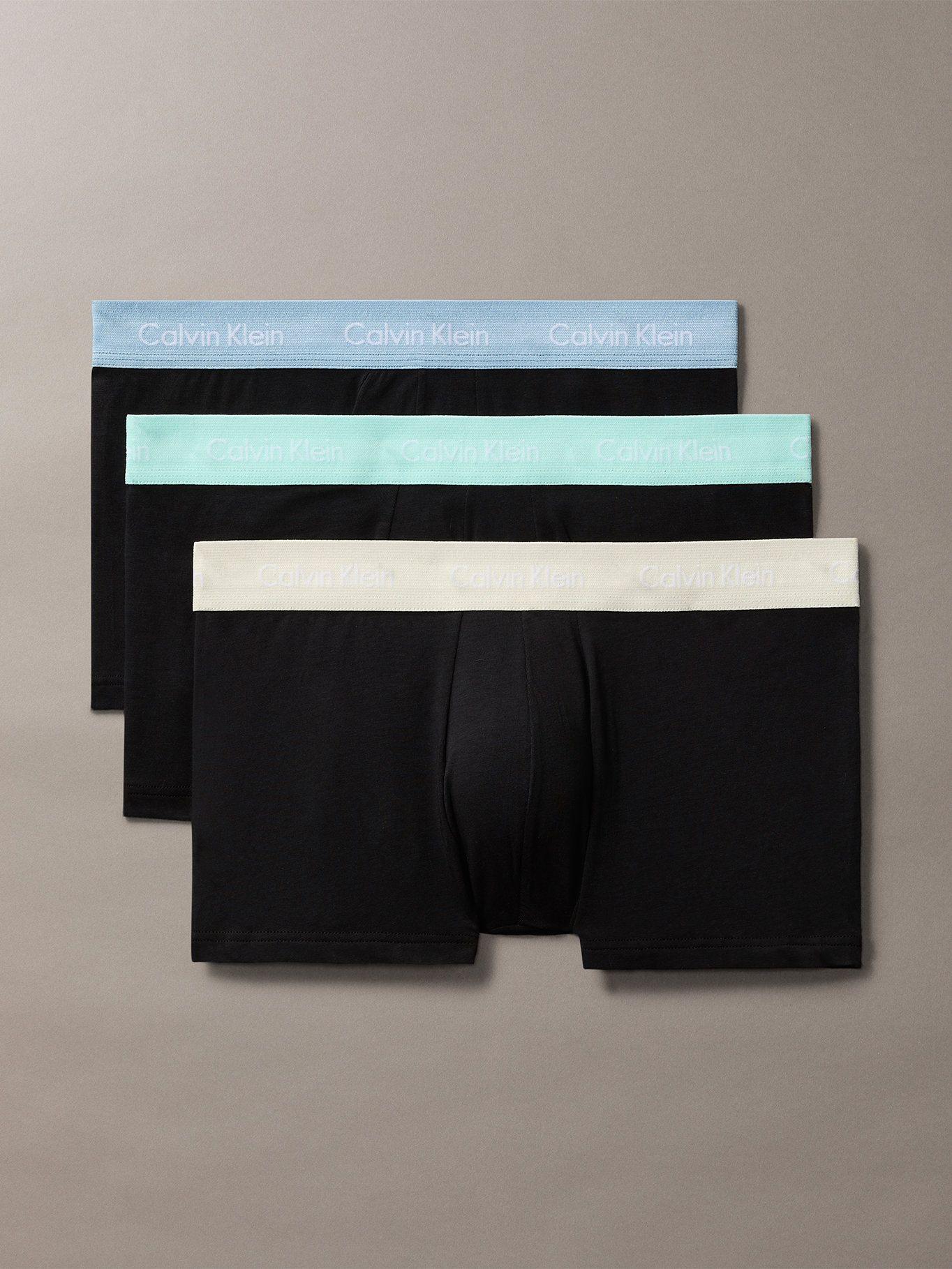 Pack 3 Bóxers Trunk Cotton Strech Negro Calvin Klein-0