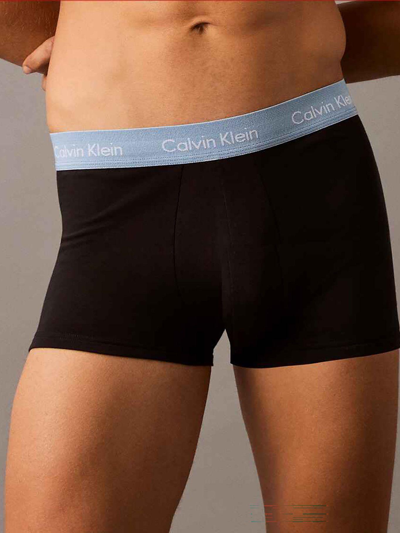 Pack 3 Bóxers Trunk Cotton Strech Negro Calvin Klein-3