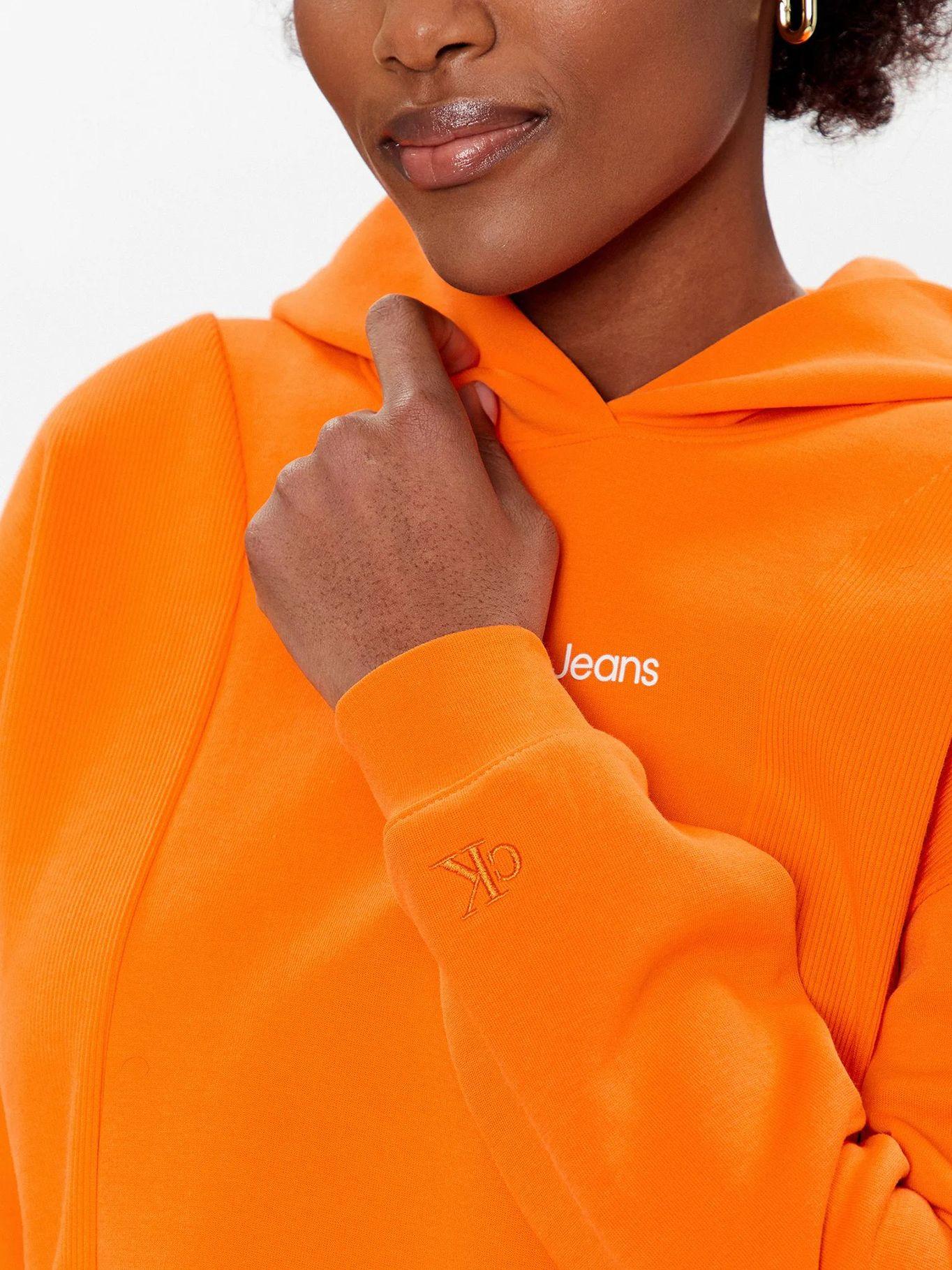 Sudadera con capucha Naranja Calvin Klein-4