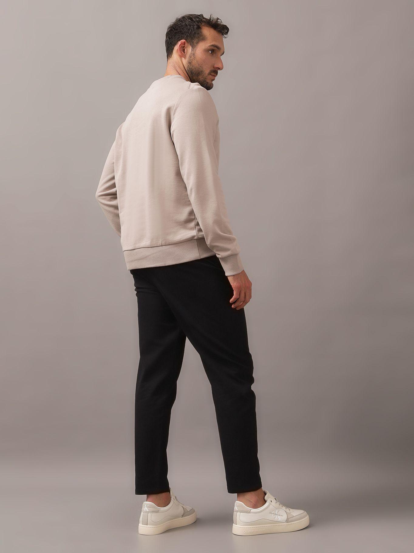 Polerón Textured Embroidery Beige Calvin Klein-2