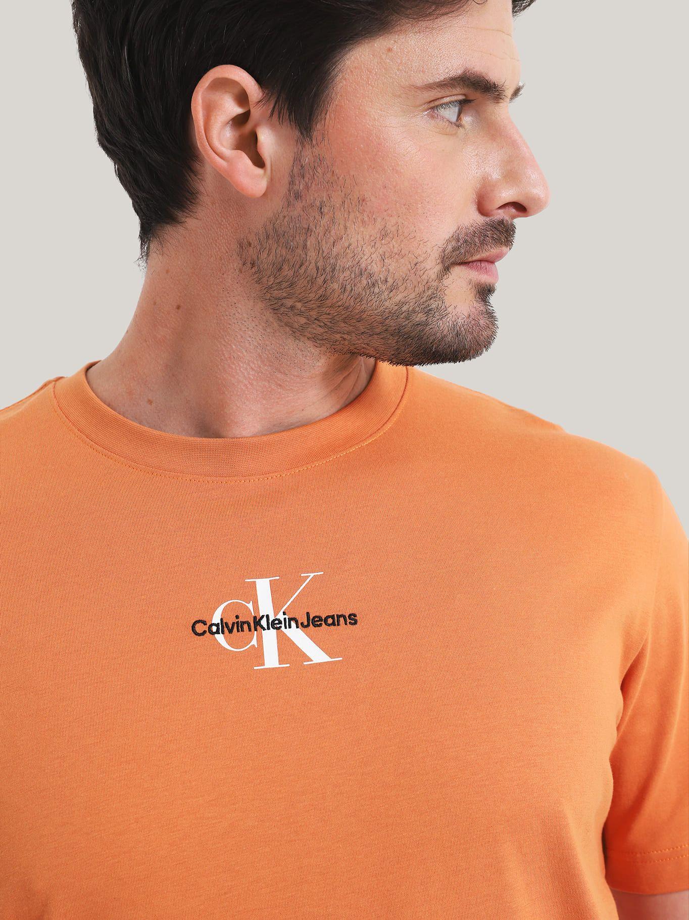 Polera Monologo Regular Naranja Calvin Klein-3