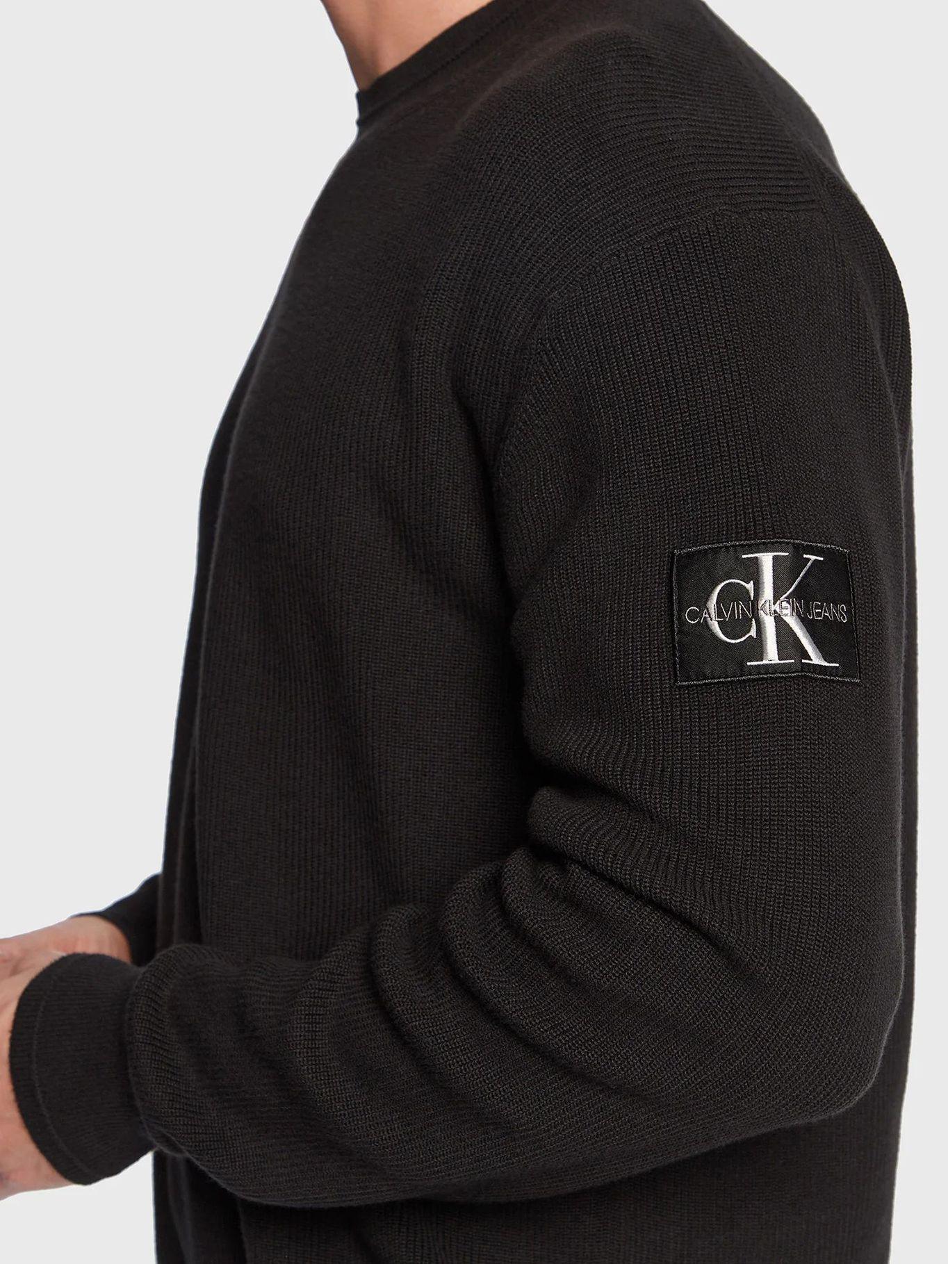 sueter manga larga Negro Calvin Klein-3