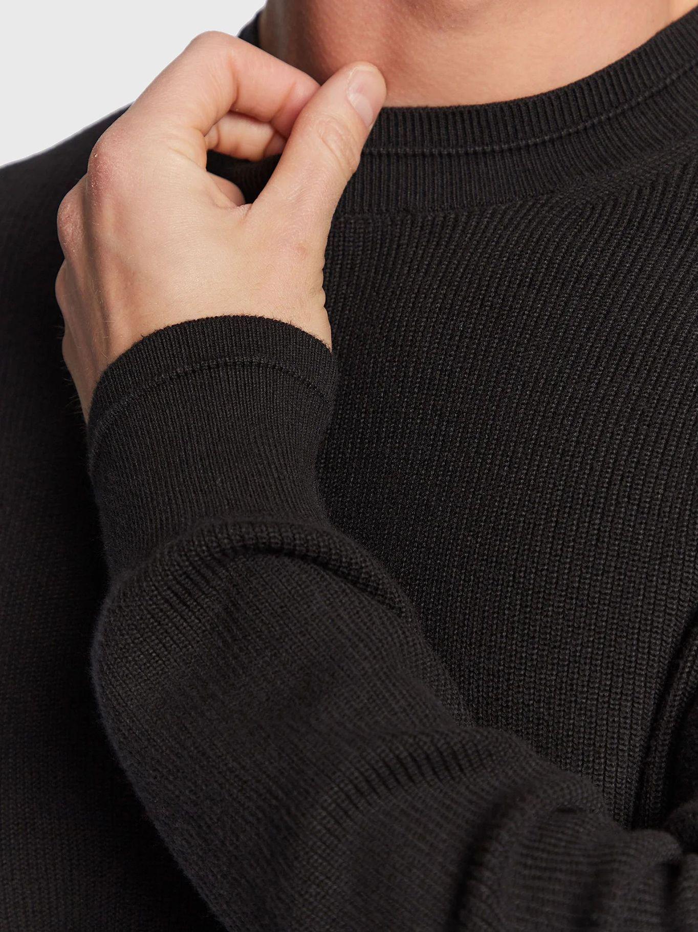 sueter manga larga Negro Calvin Klein-4