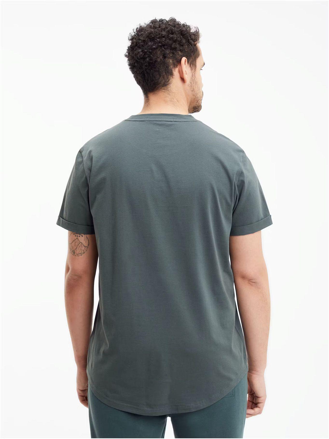 Polera Badge Sleeve Verde Calvin Klein-1