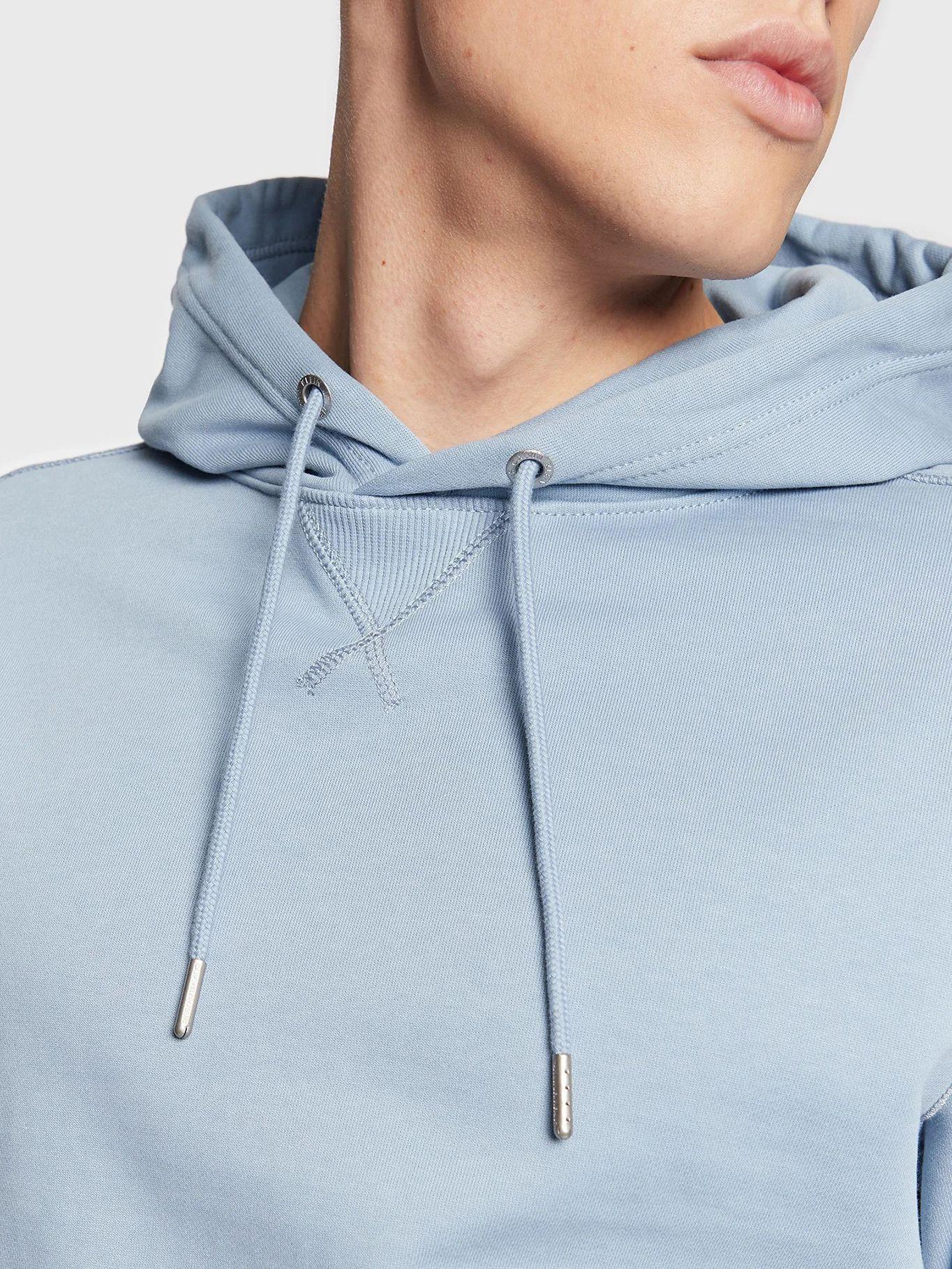 Sudadera de algodón orgánico con capucha Celeste Calvin Klein-3