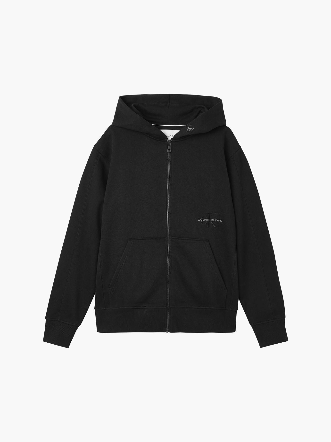 Polerón Placed Iconic Negro Calvin Klein Hombre-4