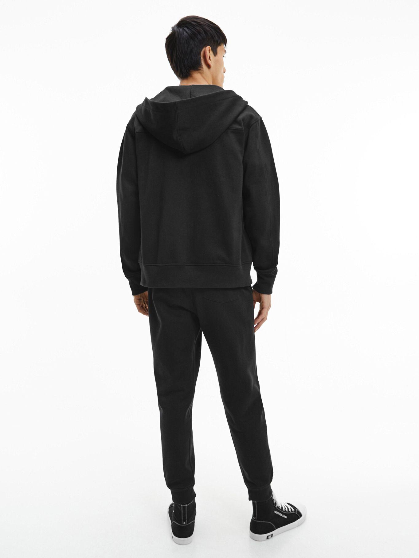 Polerón Placed Iconic Negro Calvin Klein Hombre-1