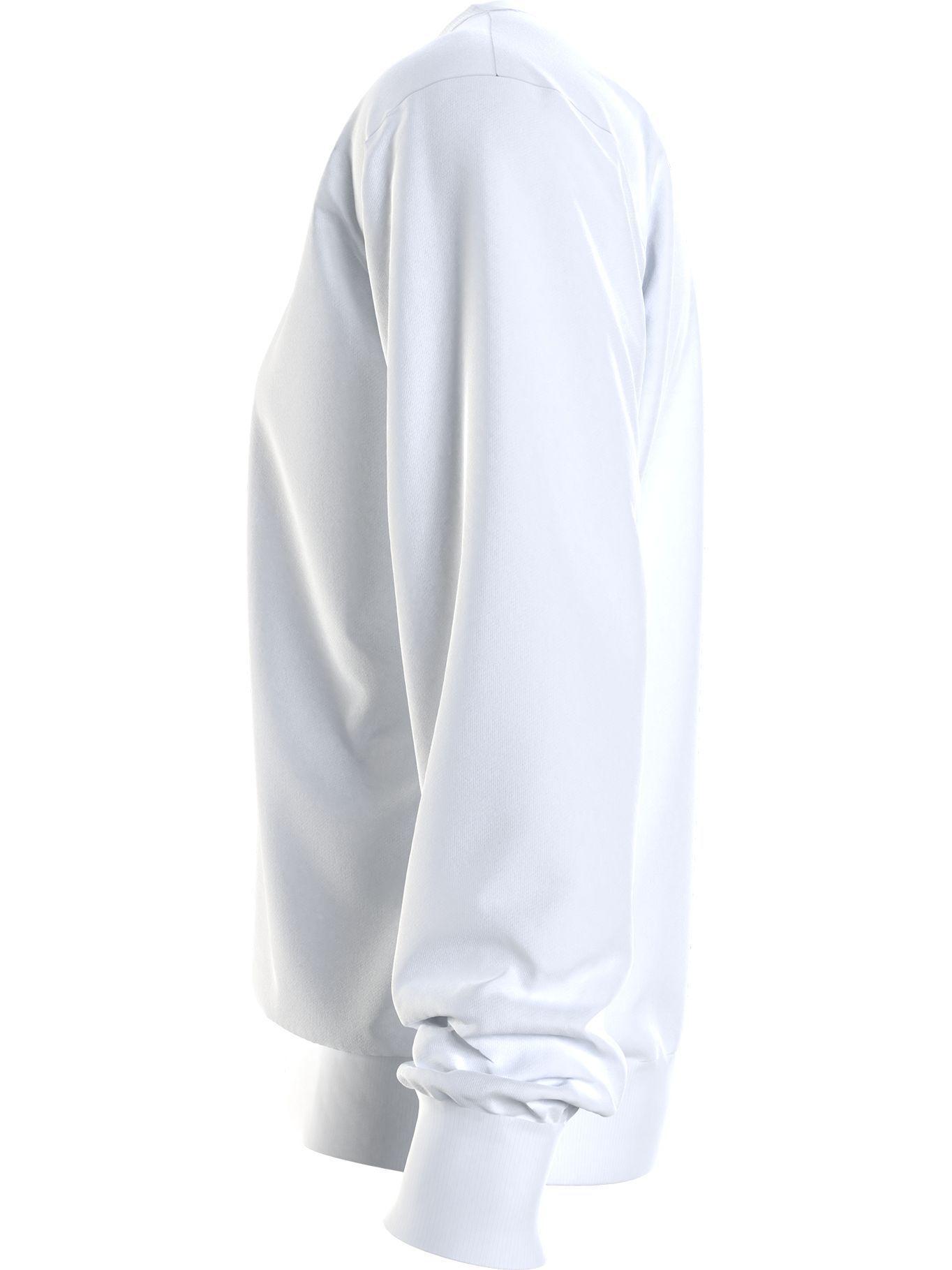 Polerón Spliced Blanco Calvin Klein-3